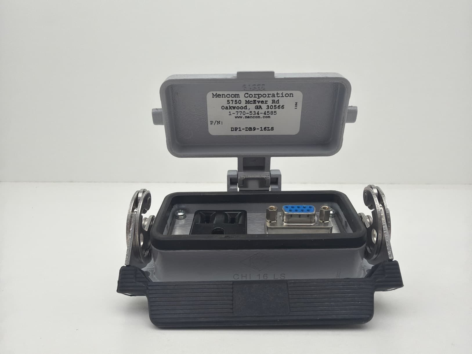 MENCOM DP1-DB9-16LS Panel Interface Connector DB9 Simplex Outlet 16LS Housing