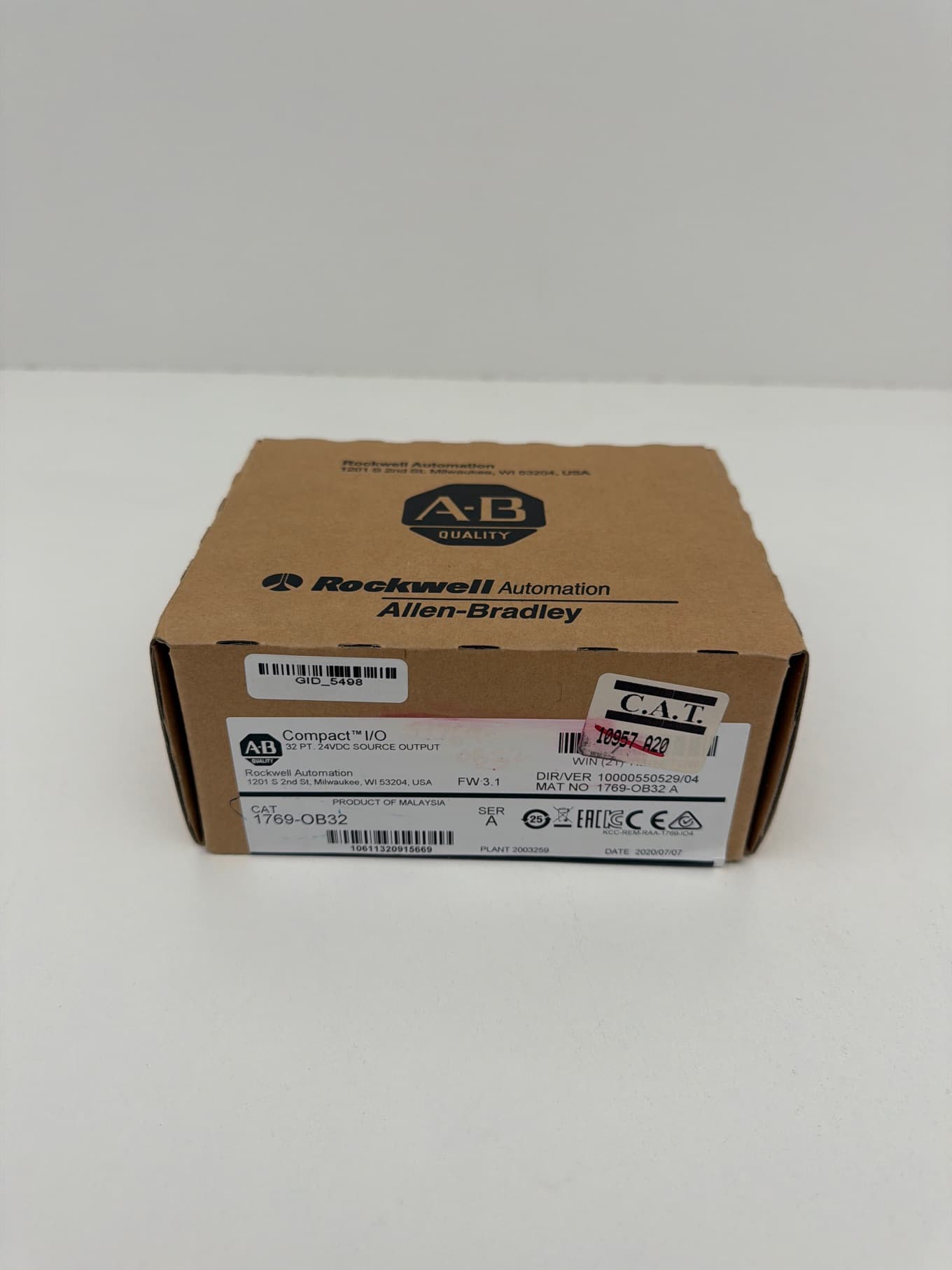Allen-Bradley 1769-OB32 CompactLogix Output Module, 32-Point, 24VDC, Ser A