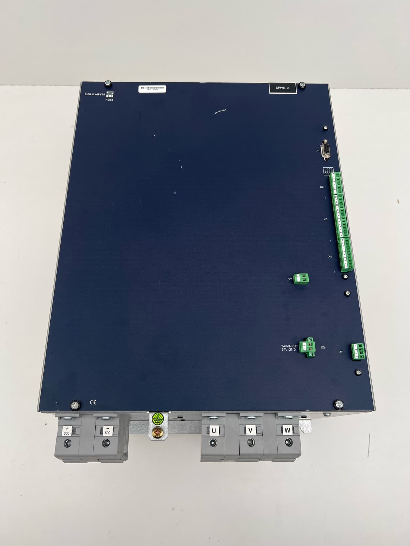 Sieb & Meyer FC80 021807113YA Variable Frequency Drive In 540-680VDC Out 125kVA