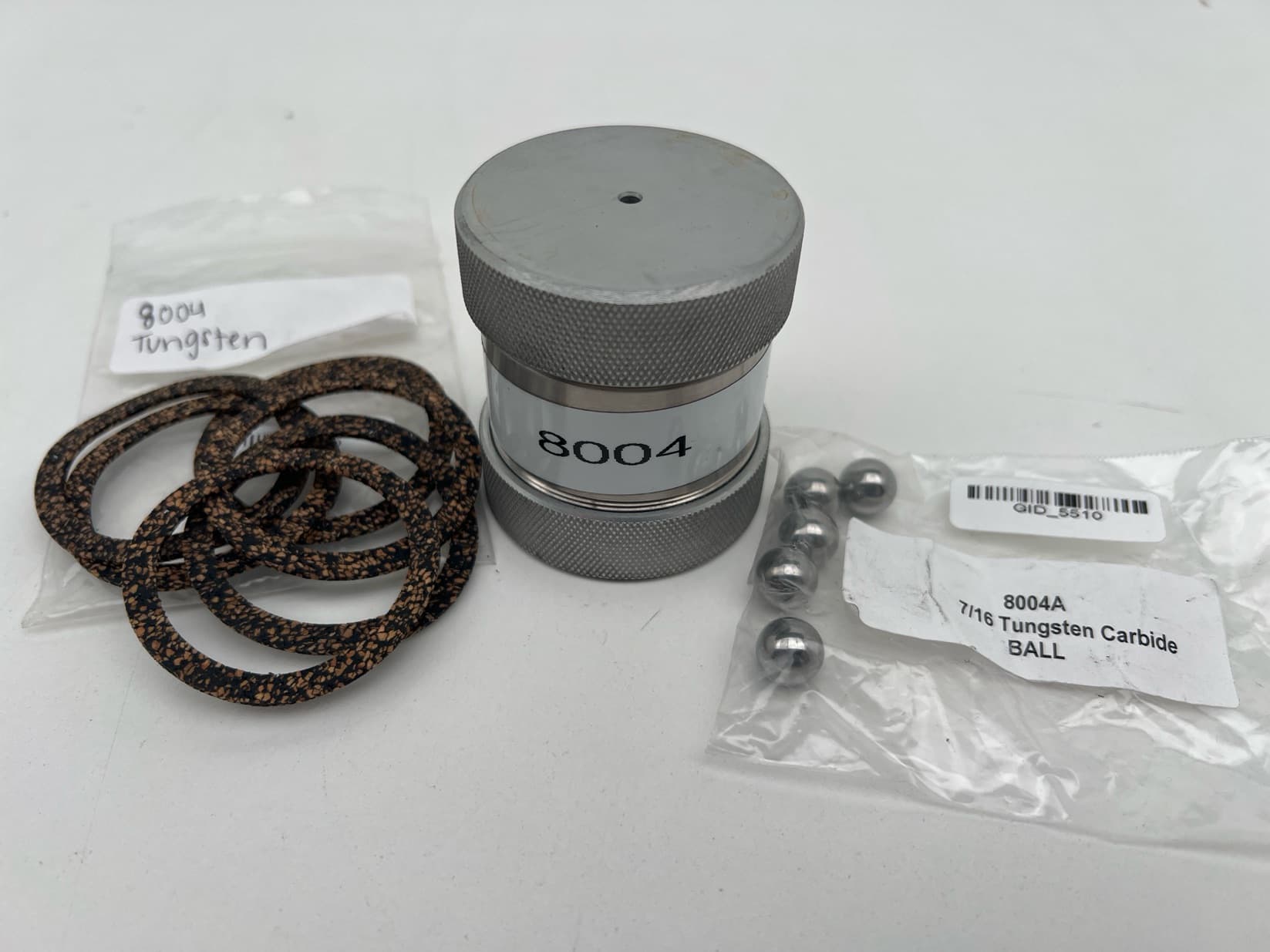 Spex Sample Prep 8004 Tungsten Vial Set