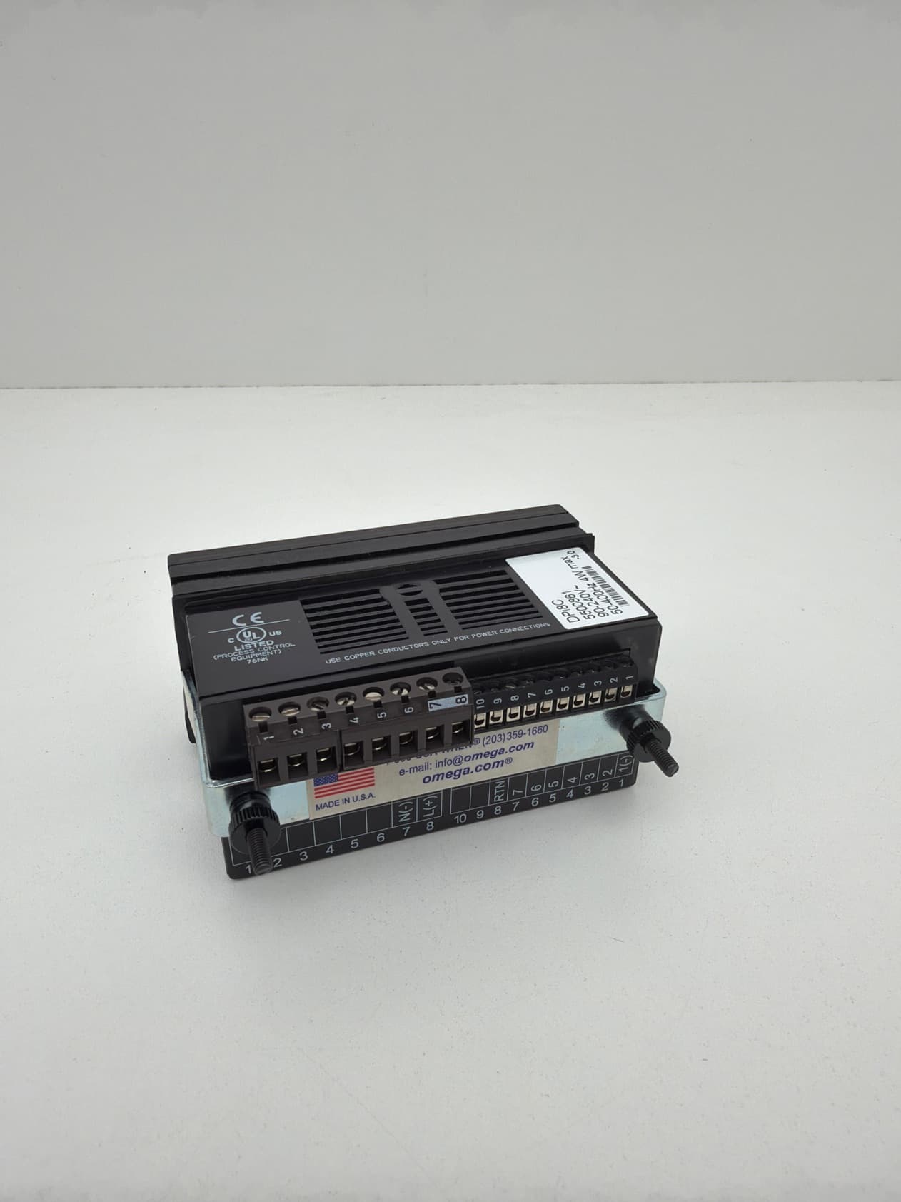 Omega DPi8C Digital Temperature/Process Panel Meter 1/8 DIN 90-240VAC