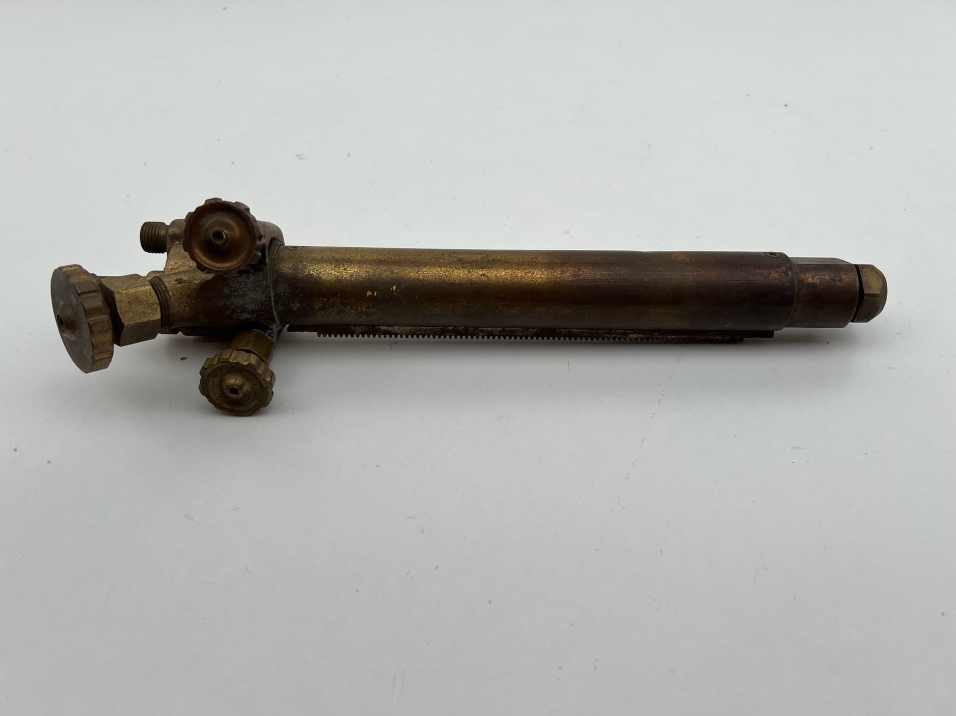 Union Carbide Linde OXWELD C-67 Vintage Machine Cutting Torch - 9.75" Barrel
