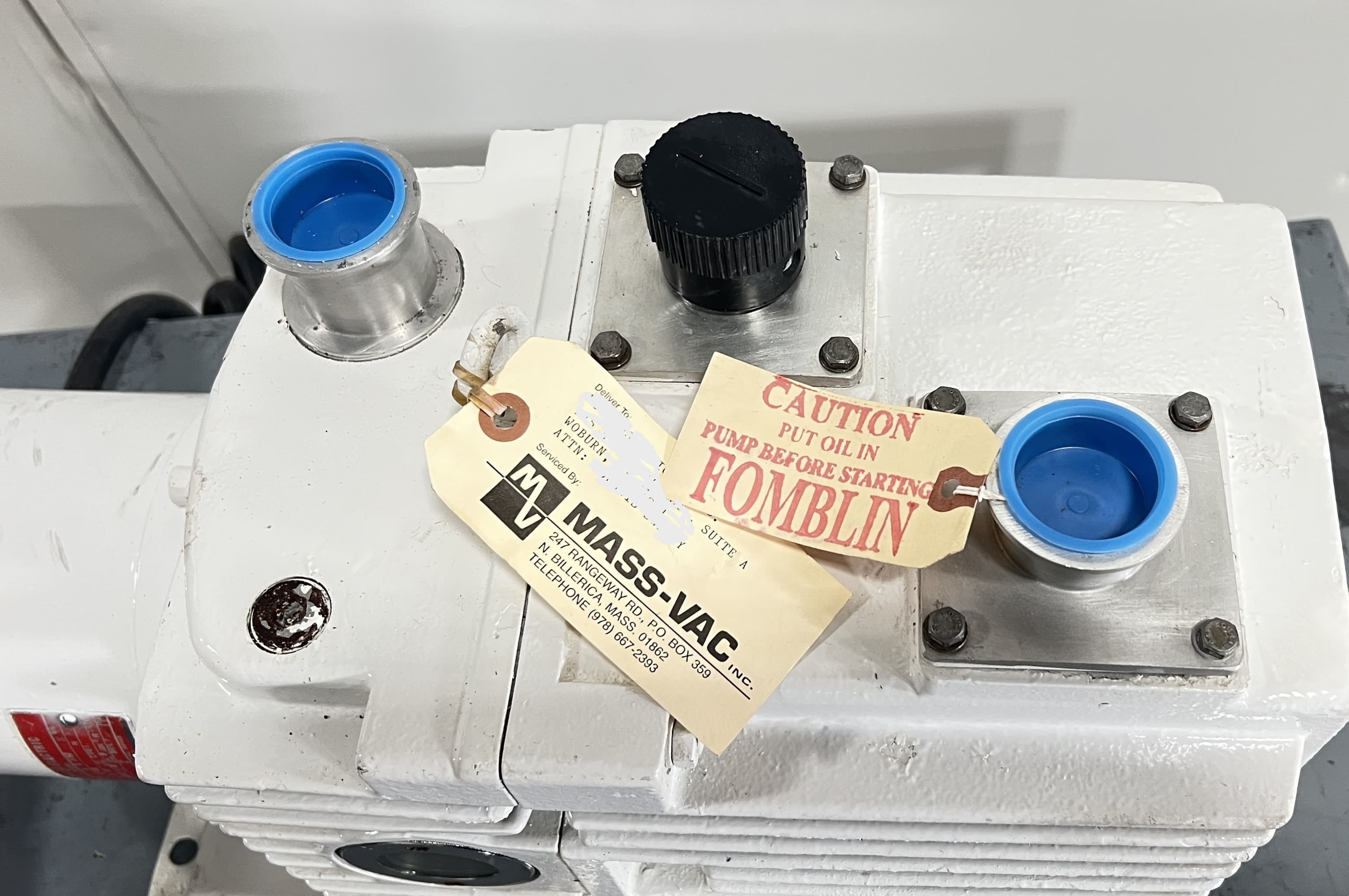 Leybold Oerlikon D30A Vacuum Pump, Fomblin Prepped
