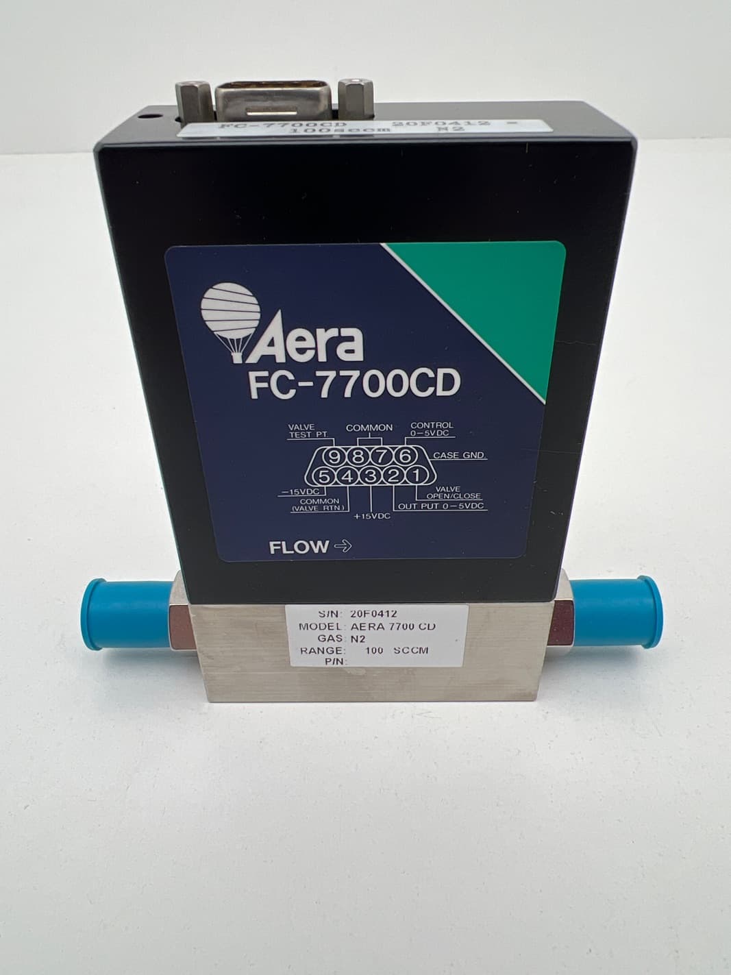 Aera FC-7700CD Mass Flow Controller 100 SCCM N2 VCR