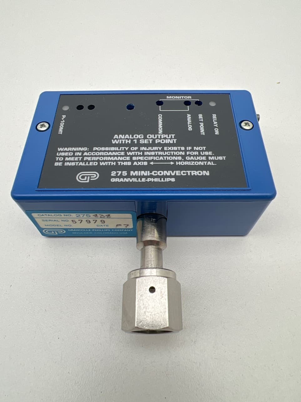 Granville Phillips 275838 Mini-Convectron Gauge, VCR