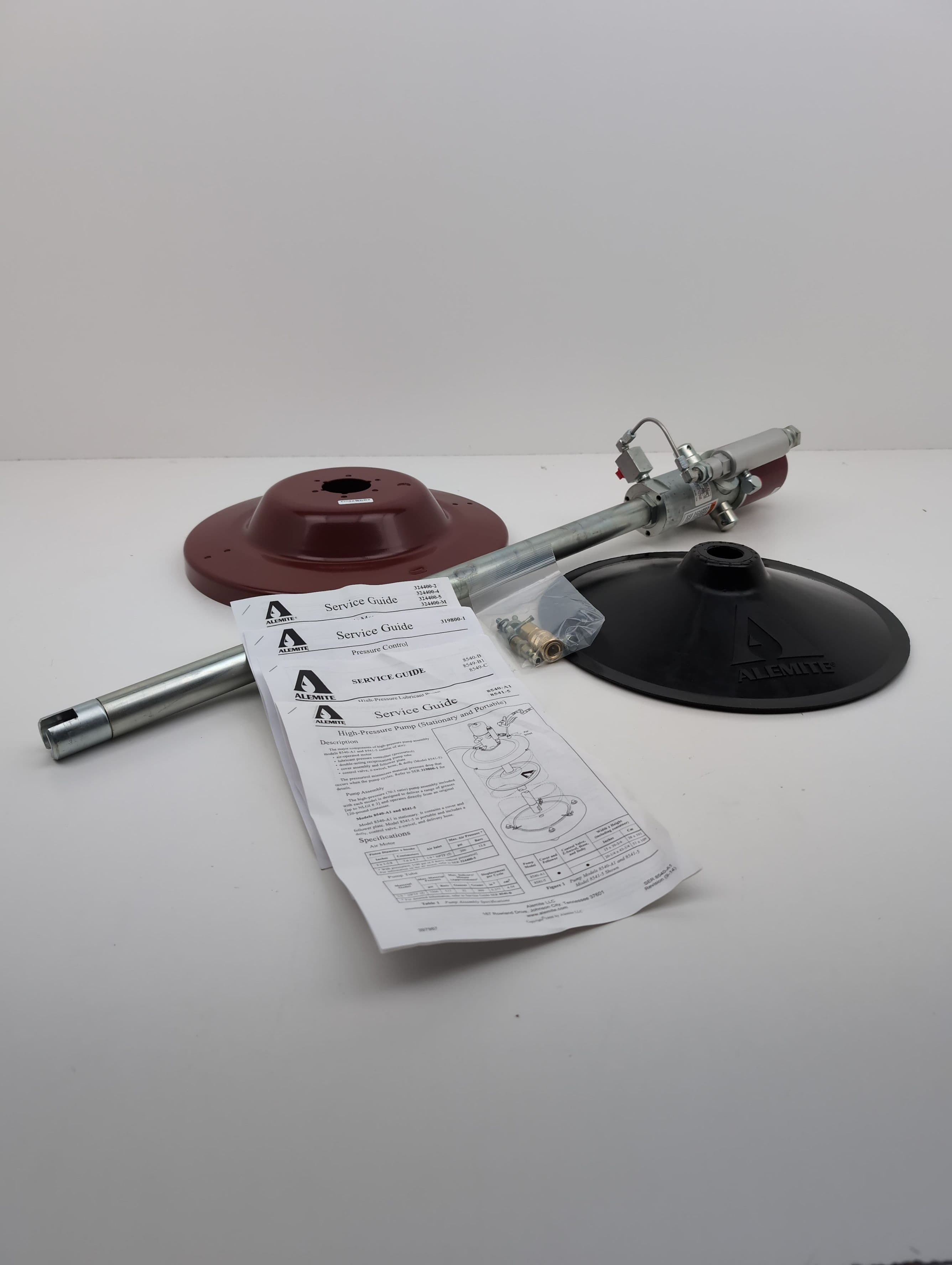Alemite 8540-A1 Pneumatic Grease Pump, 70:1, 1.8 lb./min, for 120lb Drum