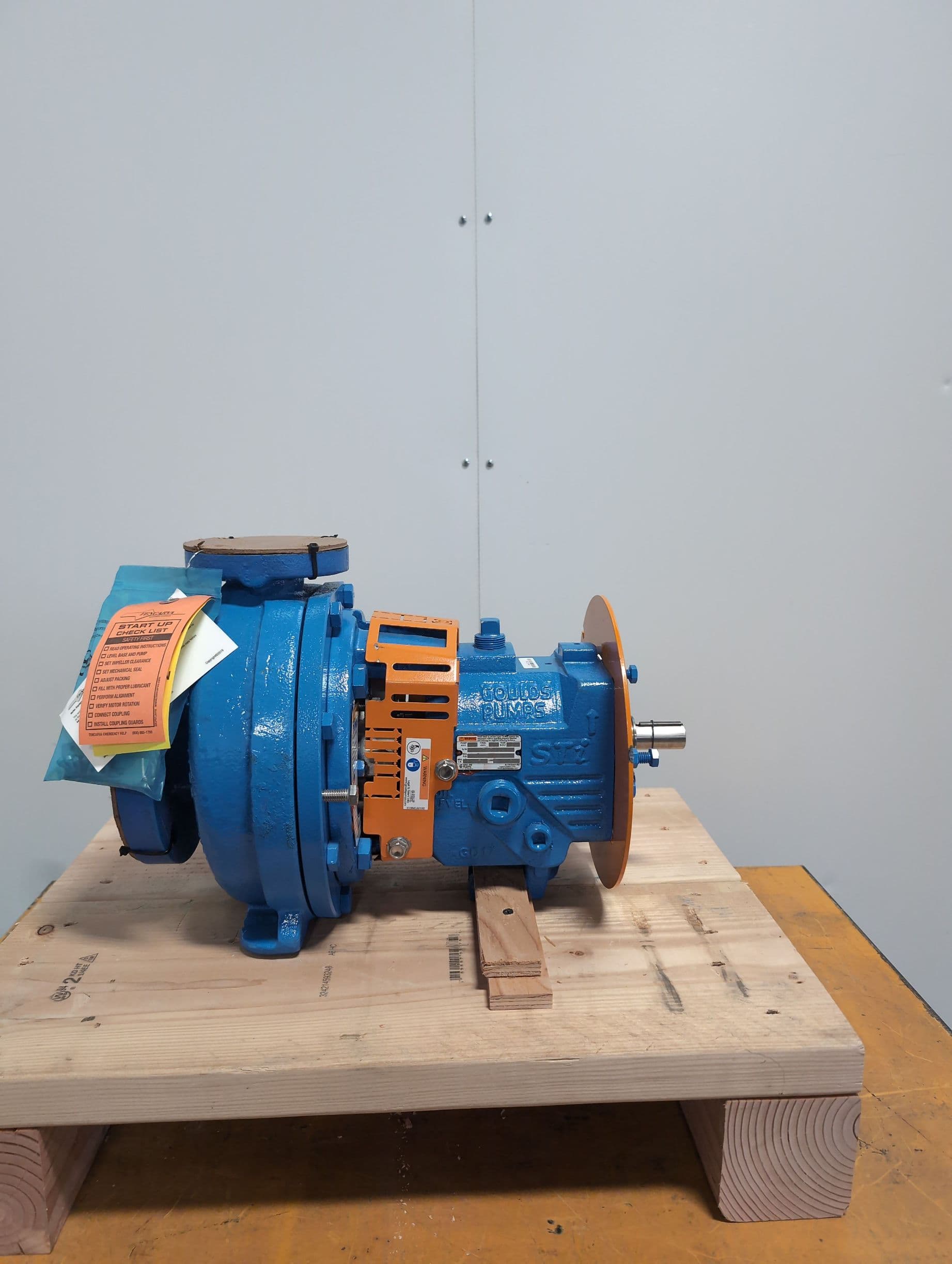 Goulds 3196STi,1.5 x3 -8, DI/316SS Centrifugal Pump ,165 GPM,200H.F.