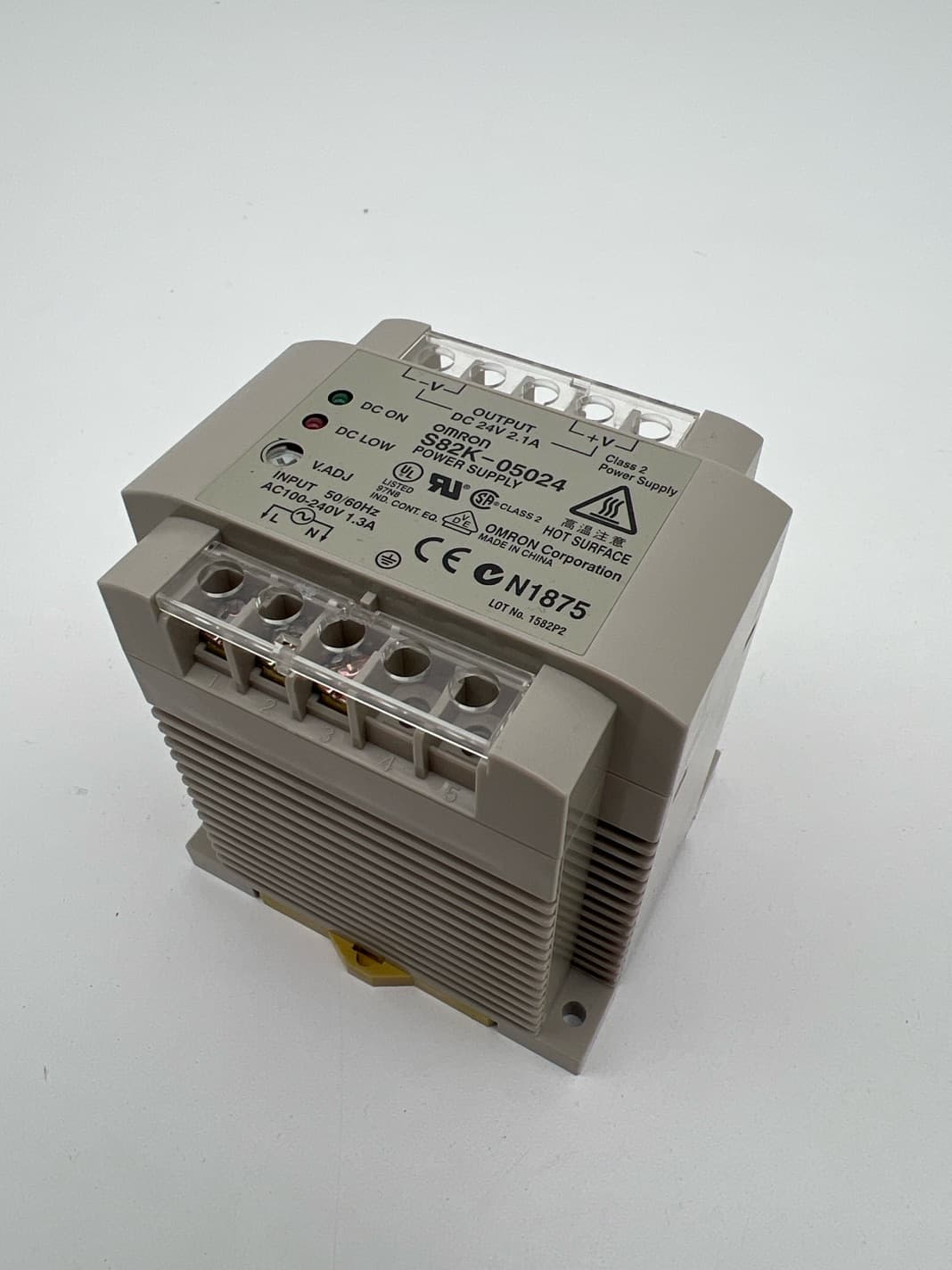 Omron S82K-05024 Power Supply, 2.1A, 24VDC