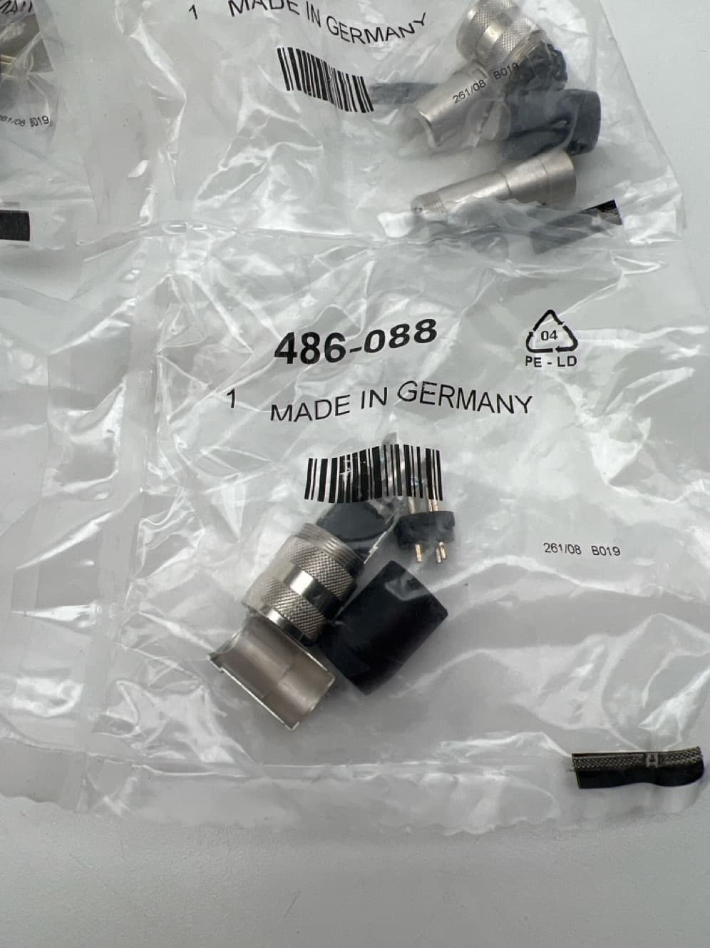 Amphenol Industrial T3260001 M16 Din Plug Screw Lock Male 3P, 4A, 300V, 486-088