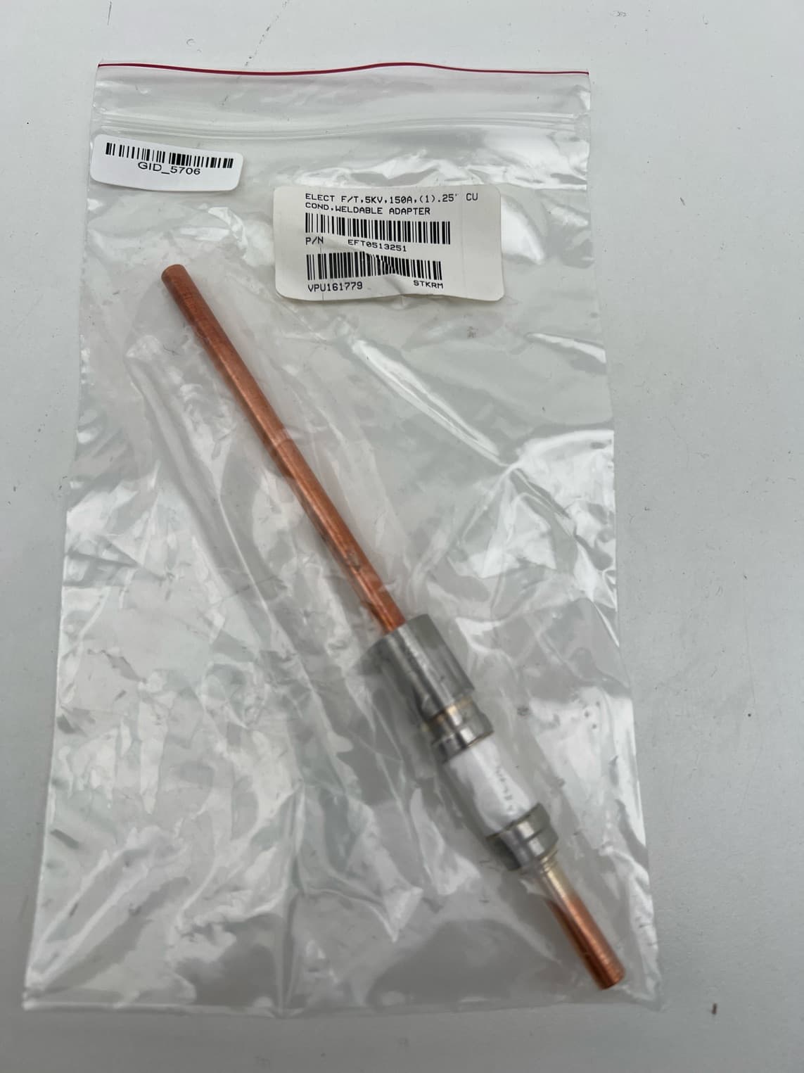 Kurt J. Lesker EFT0513251 Vacuum Electrical Feedthrough 5kV 150A
