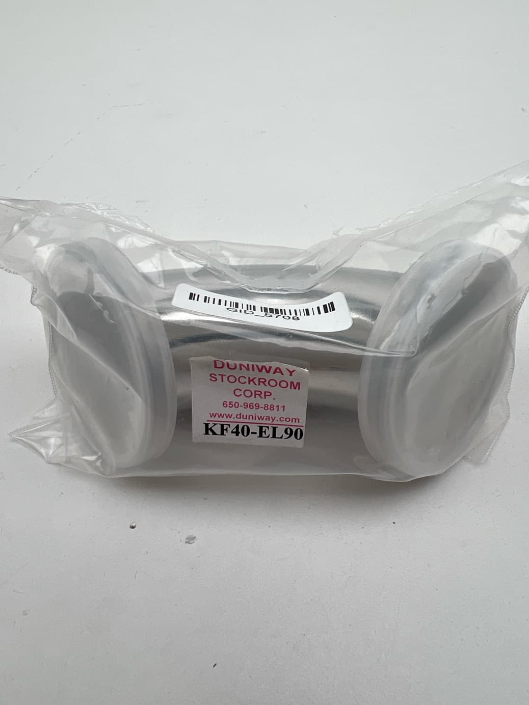 Duniway Stockroom Corp KF40-EL90 KF40 Flange, 90 Elbow