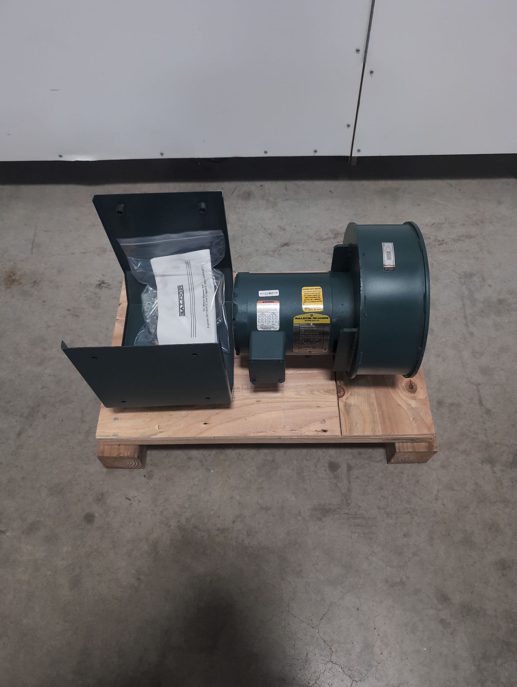 Baldor-Reliance 419947 Series DC Motor Blower kit, used for RPM III DC Motor