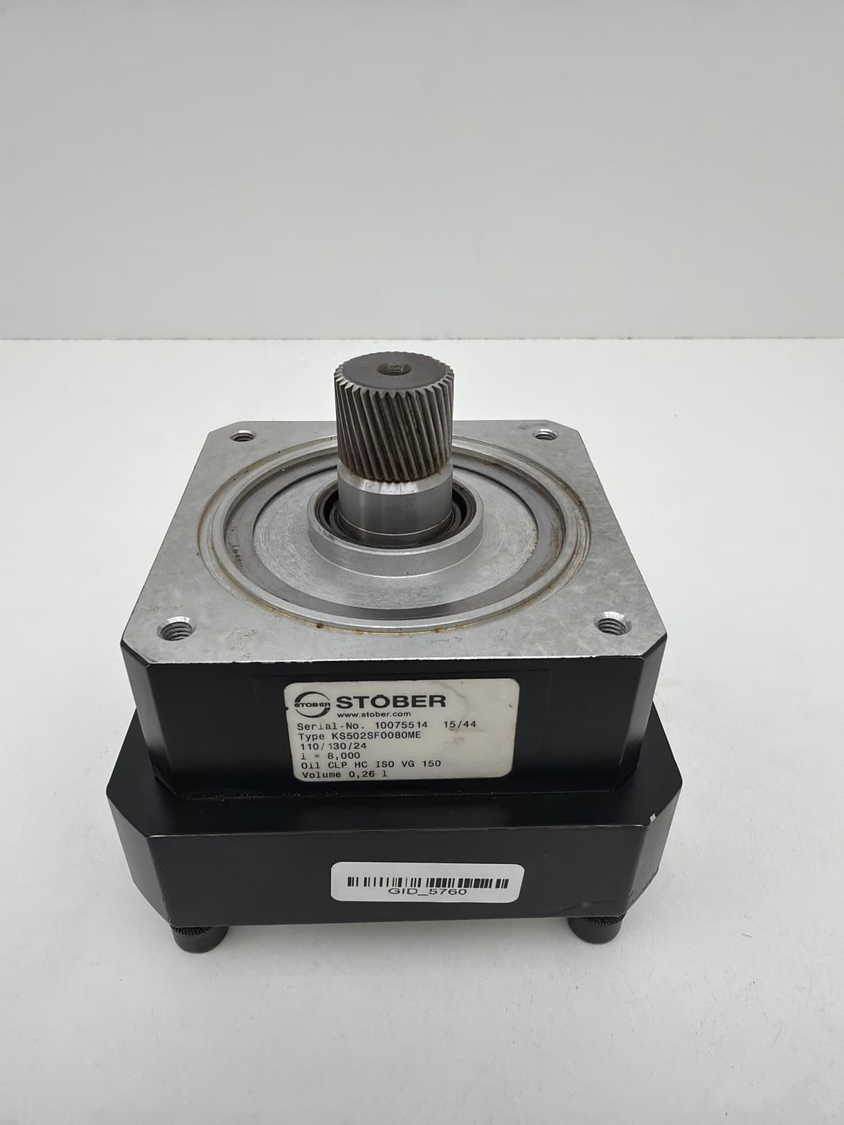 Stober KS502SF0080ME Servo Gearbox 8:1 Ratio Precision Gear Reducer 110/130/24