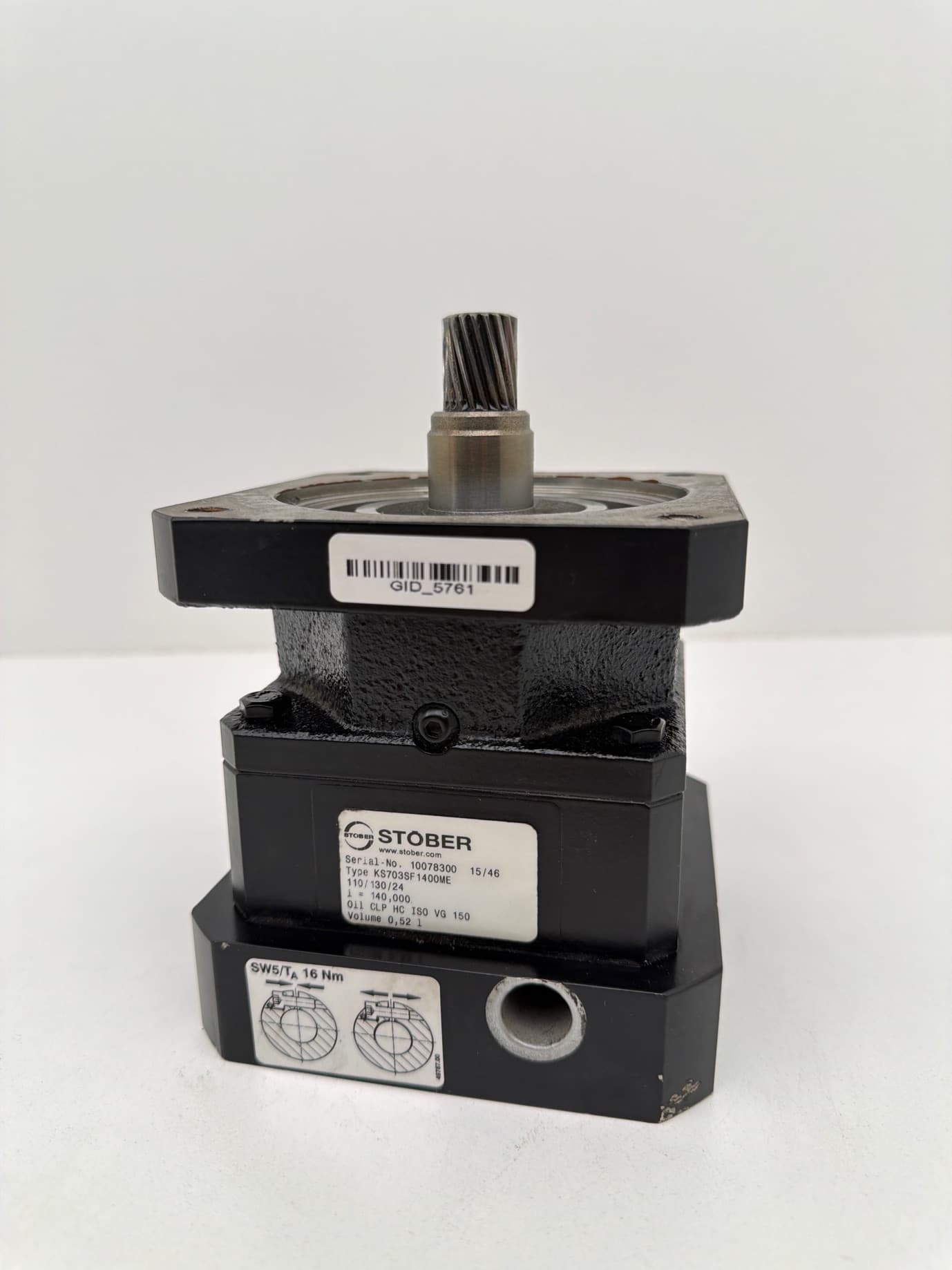 Stober KS703SF1400ME Gearbox Precision Gear Reducer 110/130/24