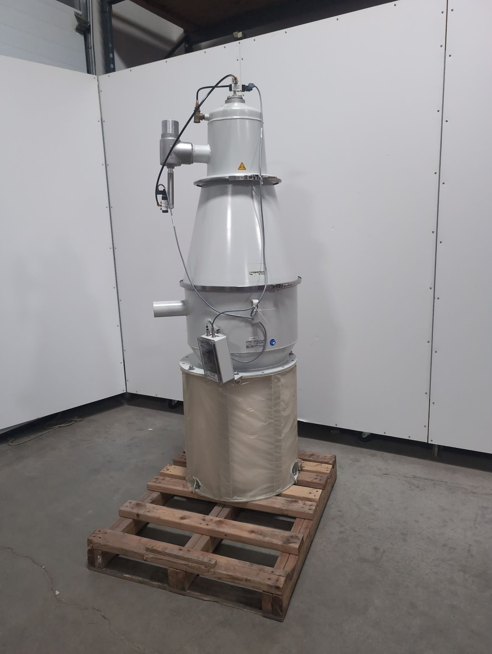 Coperion RCVR, S4-2423 3" PWDR CS Vacuum Seq. Powder Receiver w/ Fluidizer kit