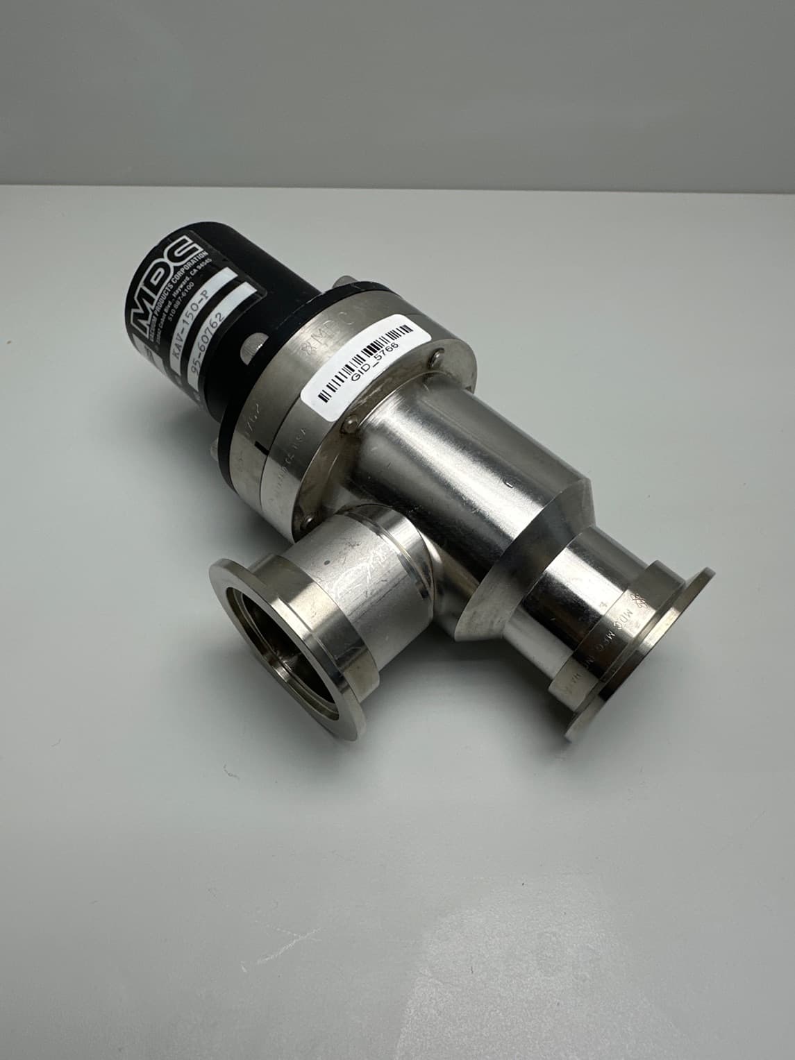 MDC Vacuum KAV-150-P High Vacuum Pneumatic ISO-K Right Angle Vacuum Valve