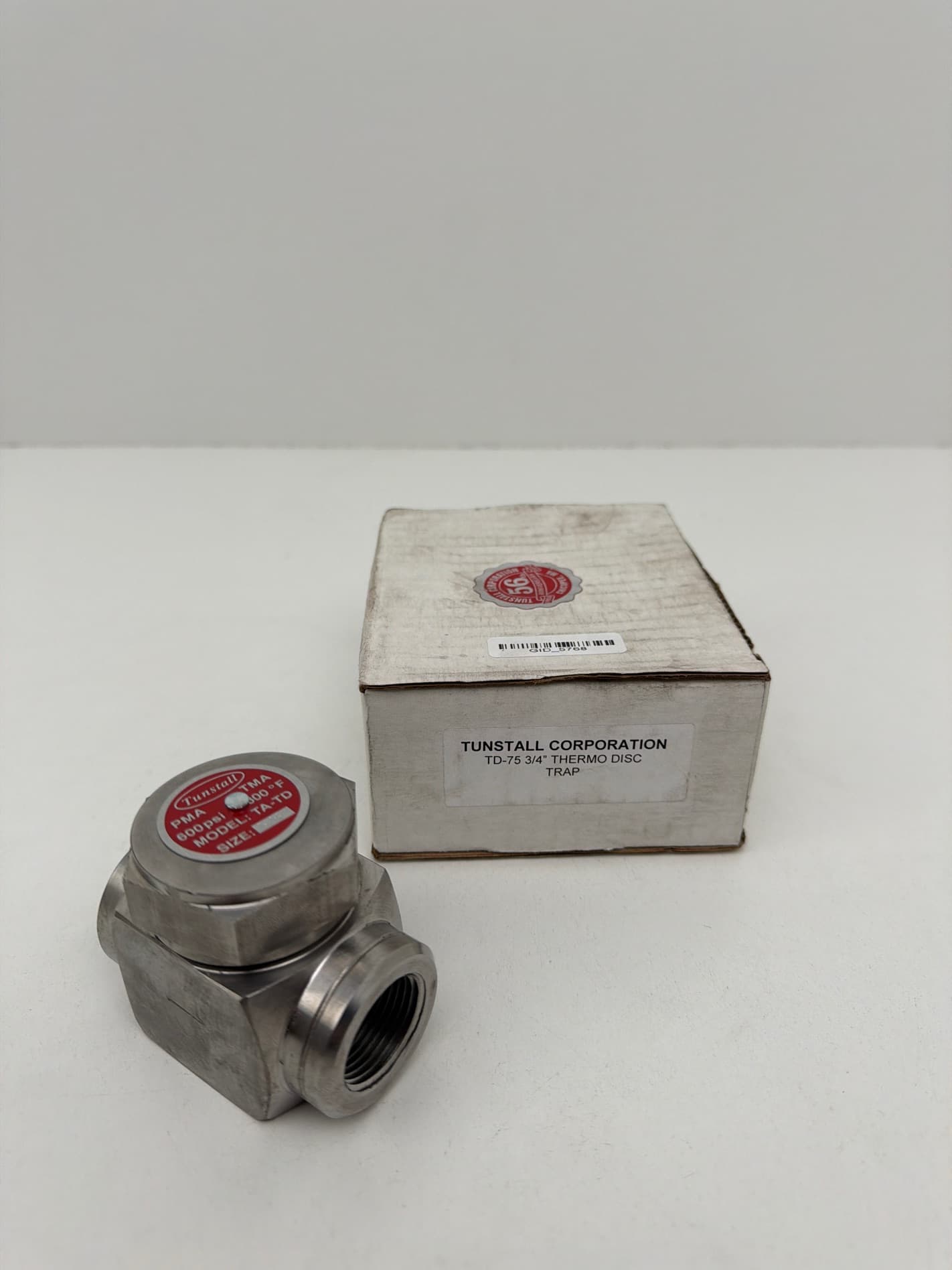 Tunstall TD-75 TA-TD Thermodynamic Disc Steam Trap, 3/4"NPT, SS