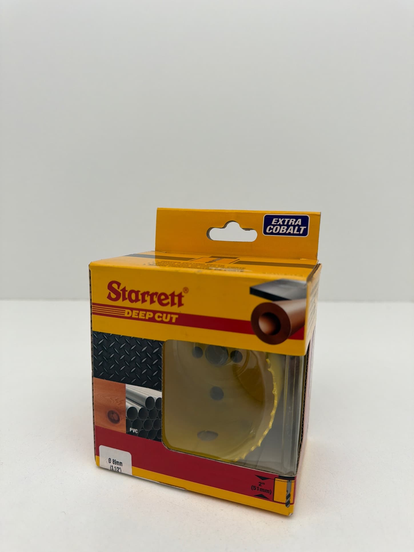 Starrett DCH0312-G Bi-Metal Deep Cut Hole Saw 3.1/2" x 2" Depth
