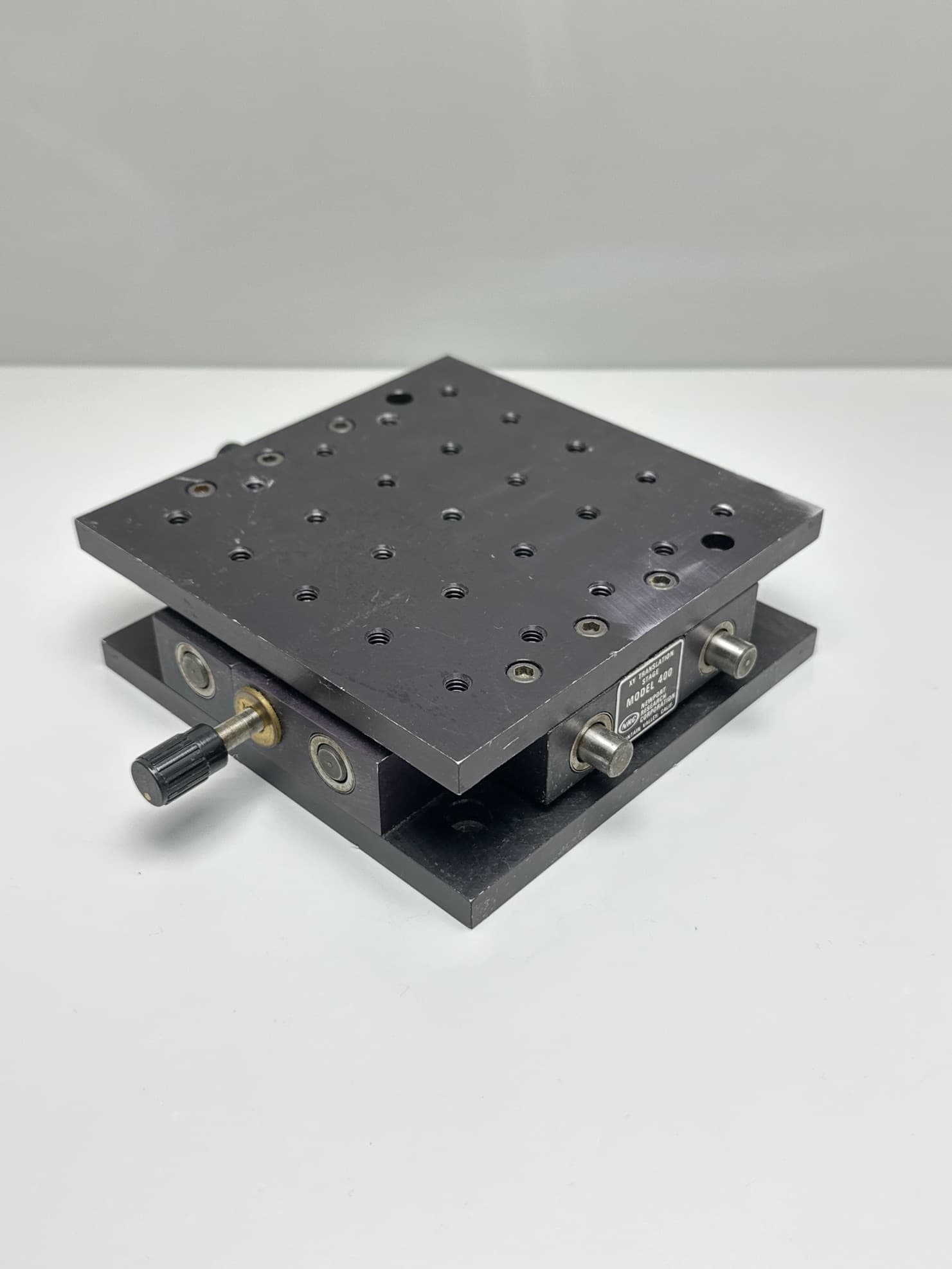 Newport 400 XY Linear Translation Stage, .5" Travel w/Adjustment Screws