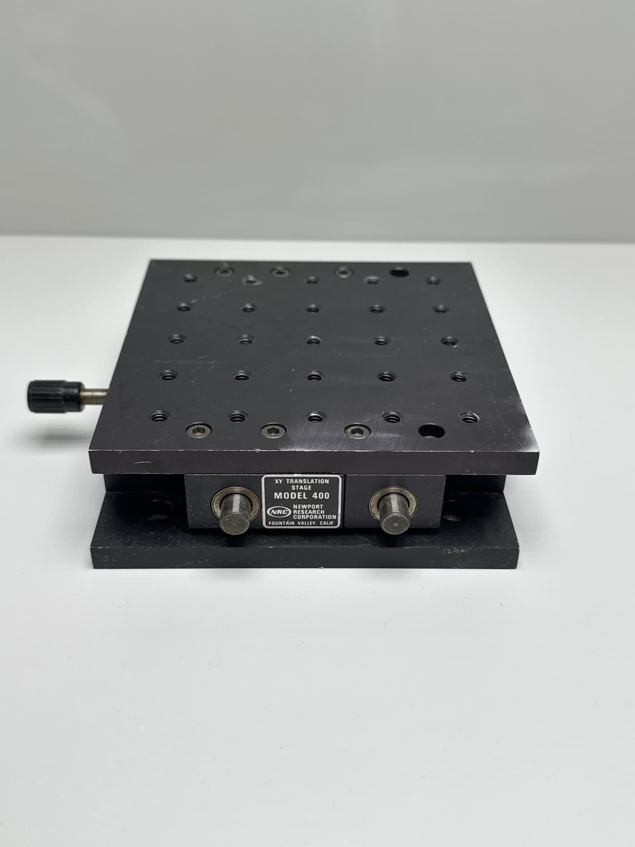 Newport 400 XY Linear Translation Stage, .5" Travel w/Adjustment Screws