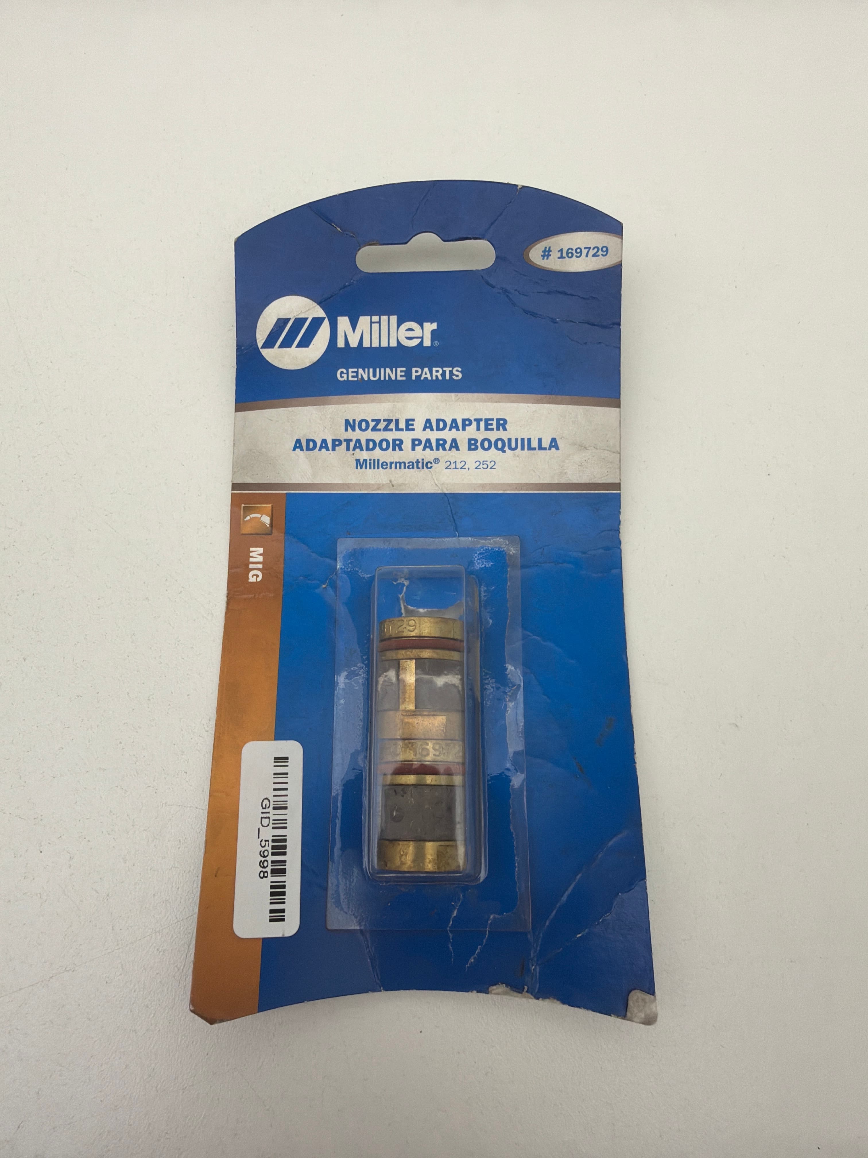 Miller # 169729 Nozzle Adapter, M-25/M-40 MIG - 2 Pack