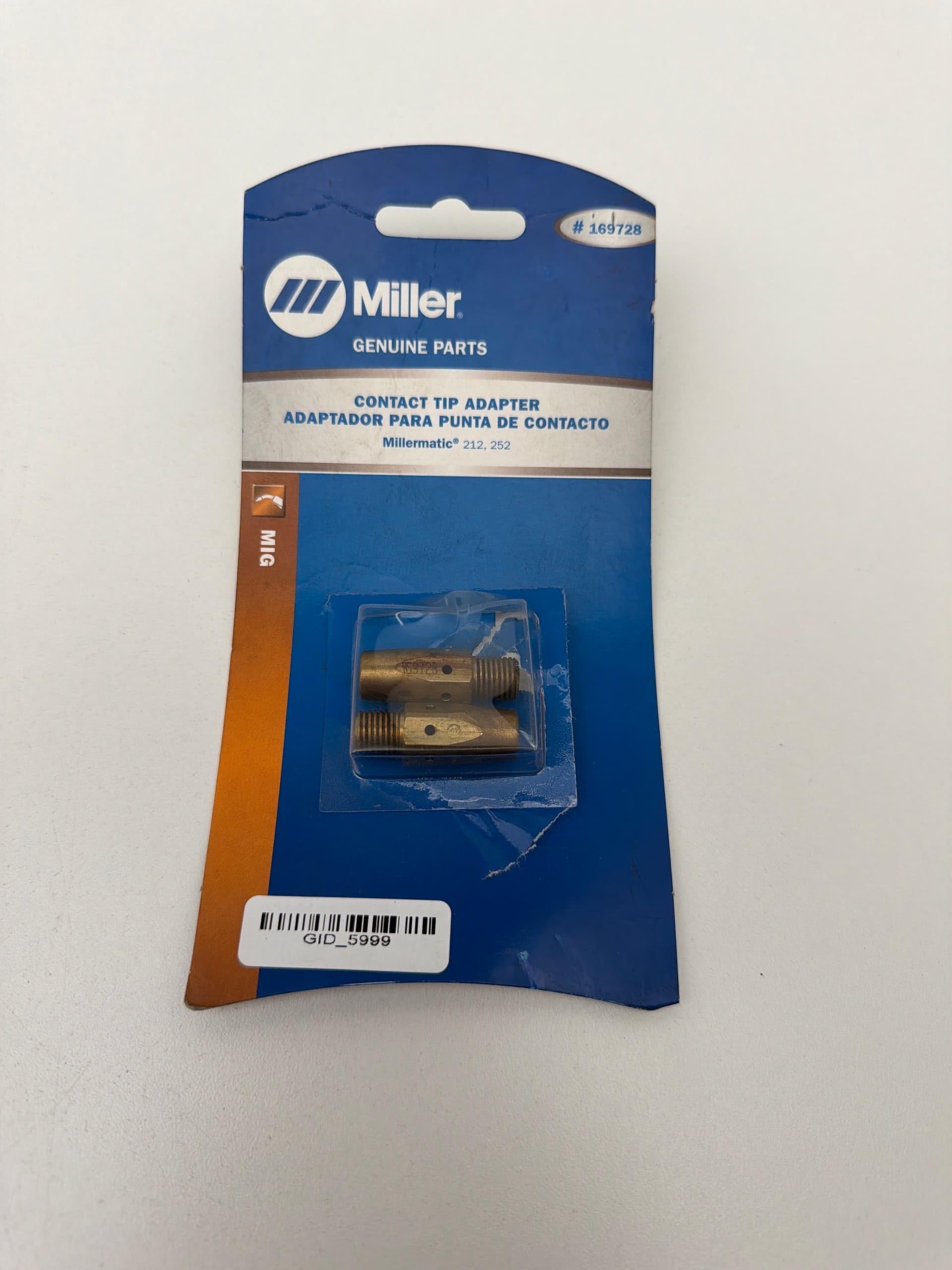 Miller # 169728 Contact Tip Adapter For M-25/M-40MIG - 2 Pack