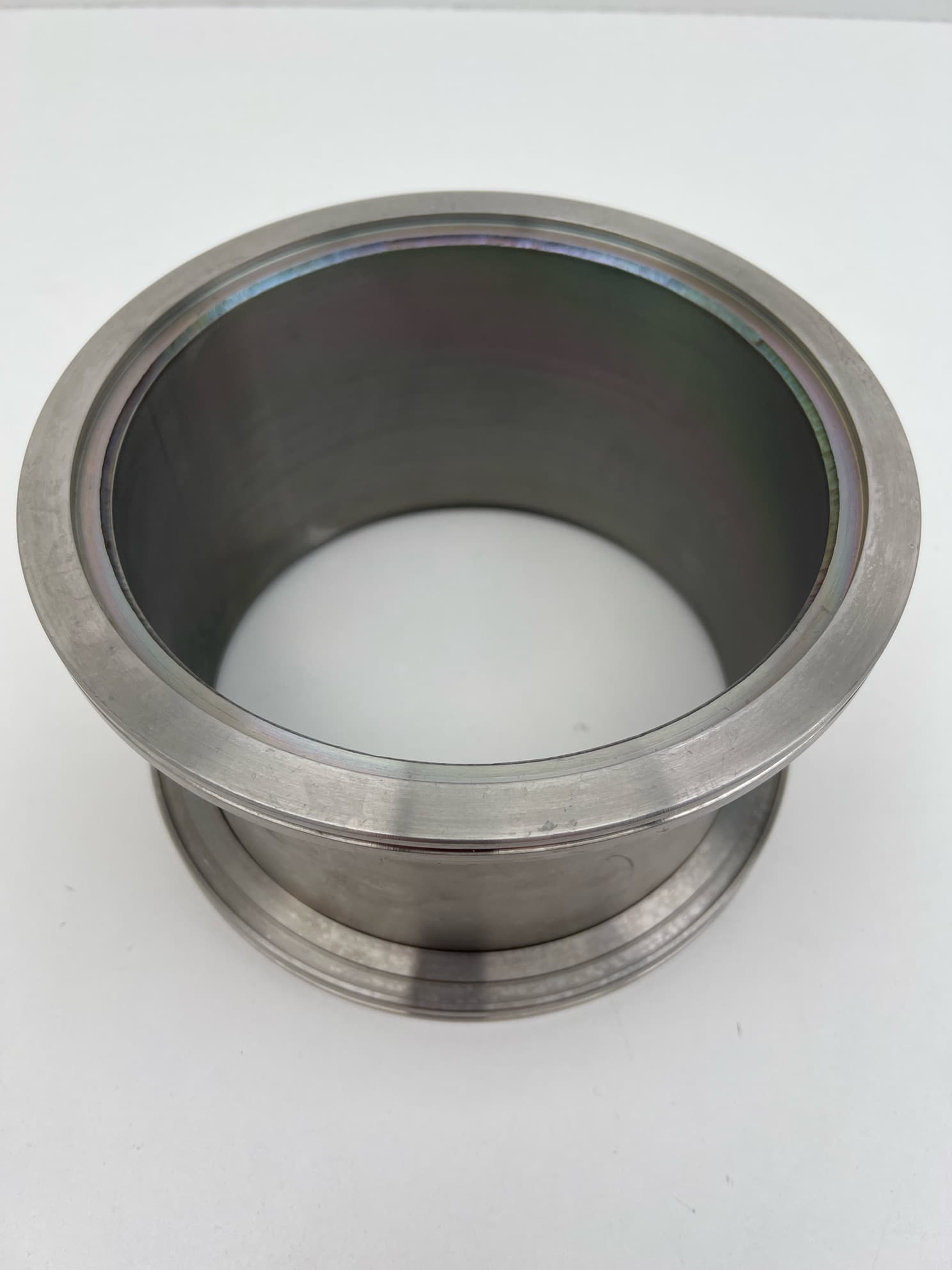 IISO200-K 9.45" OD Full Nipple, Clamp Style 304L SS, 5.5" Long