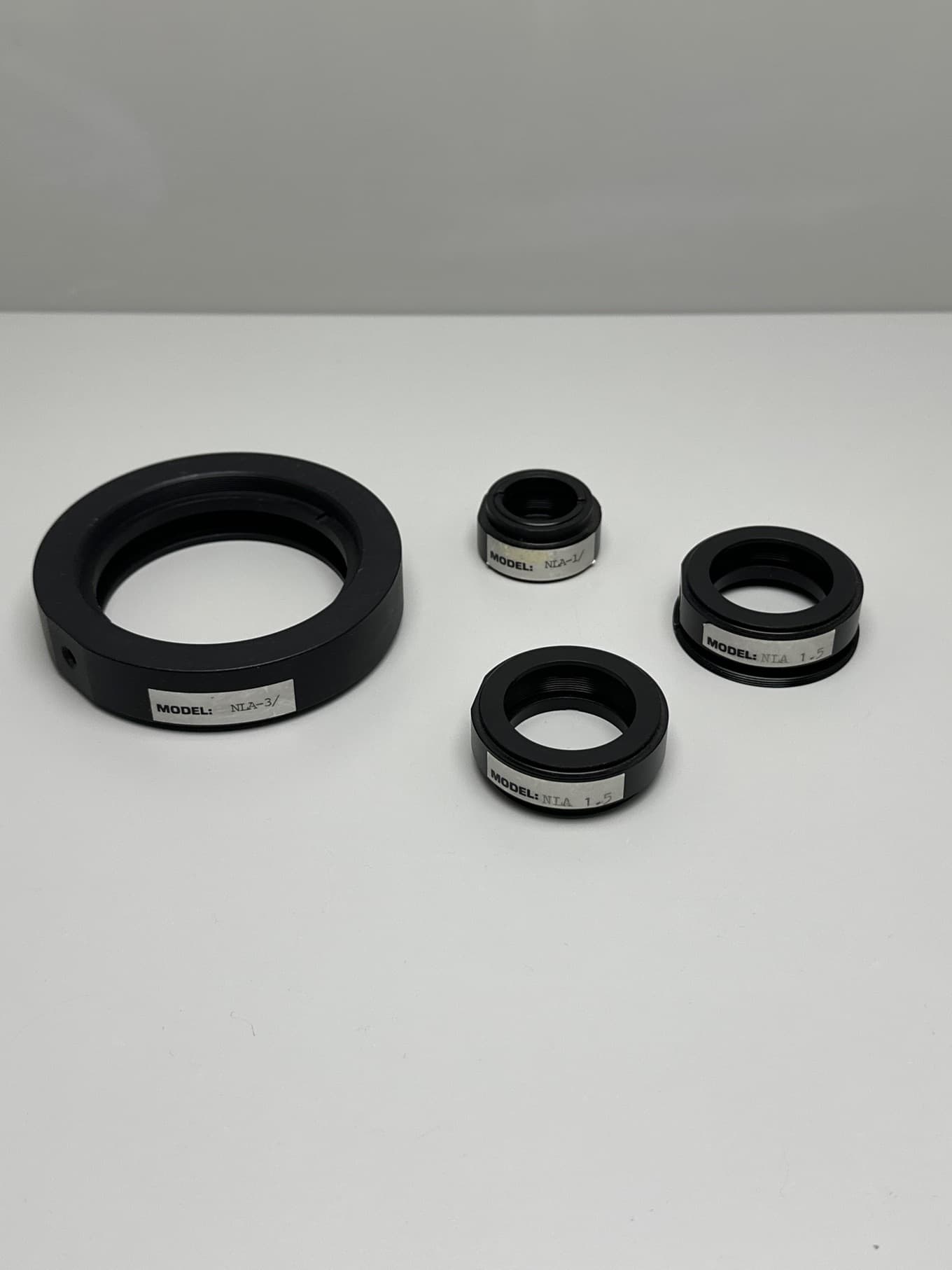 Aerotech NLA-1, NLA 1.5 NLA-3 Nested Lens Adapters 1", 1.5", 3" Diameter Optics