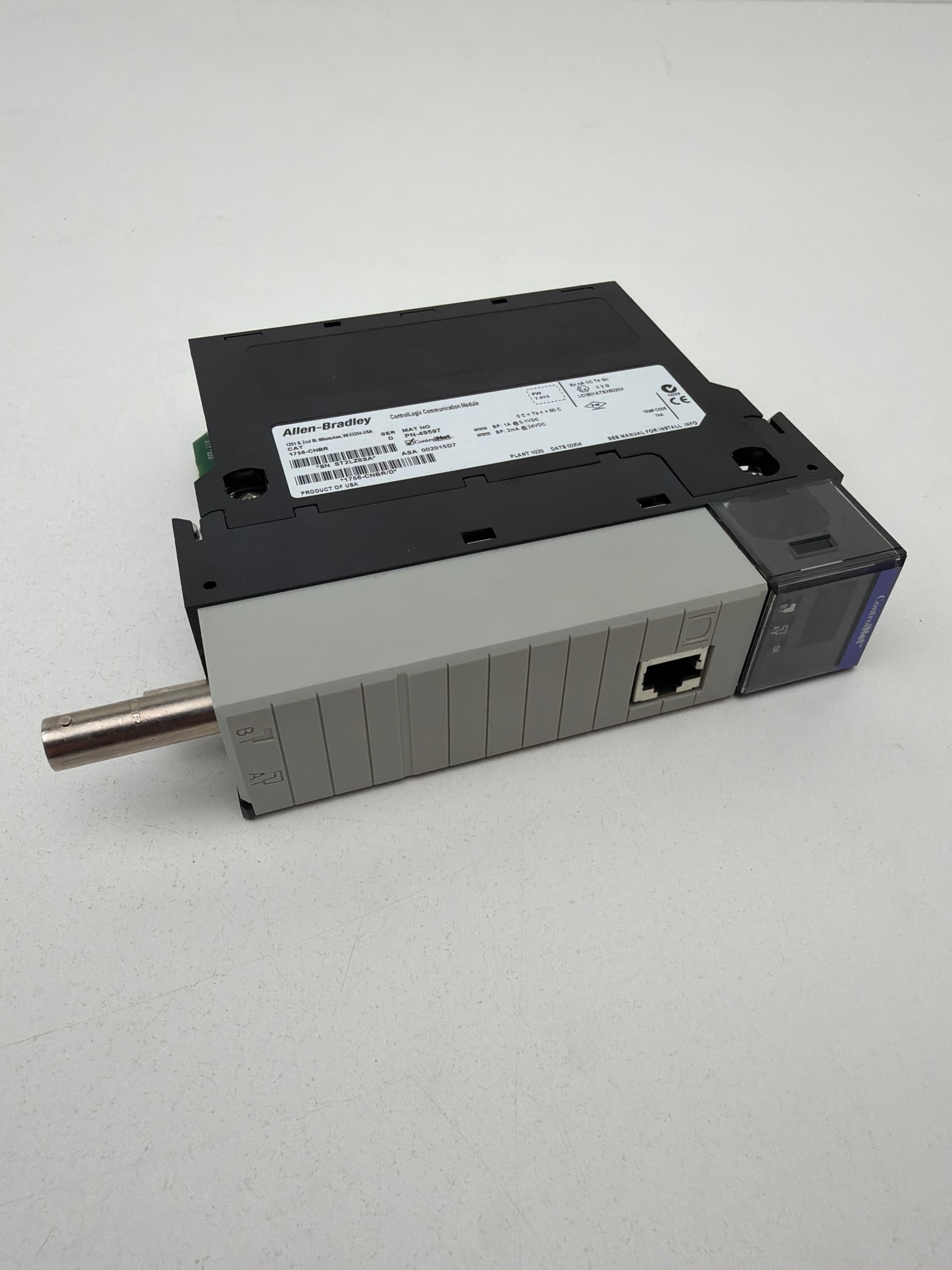 Allen-Bradley 1756-CNBR ControlLogix Communication Module Ser D FW 7.015
