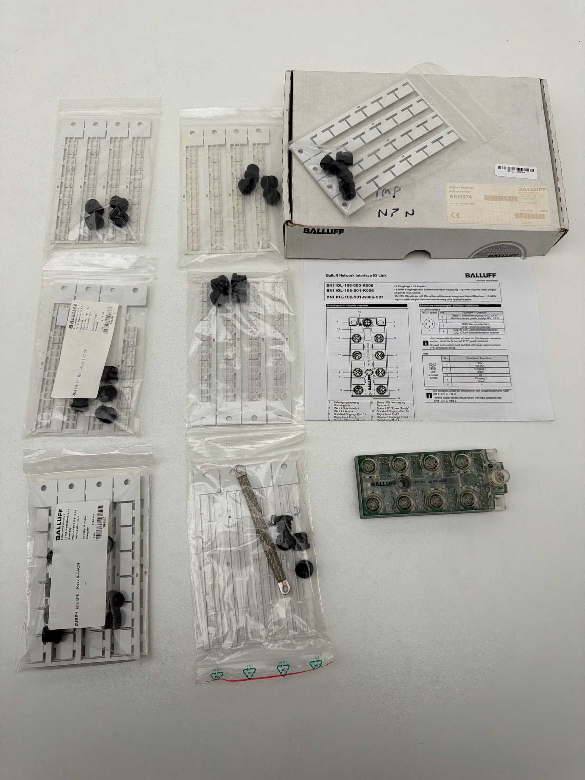 Balluff BNI IOL-106-000-K006 Network Block IO-Link Devices, BNI0074