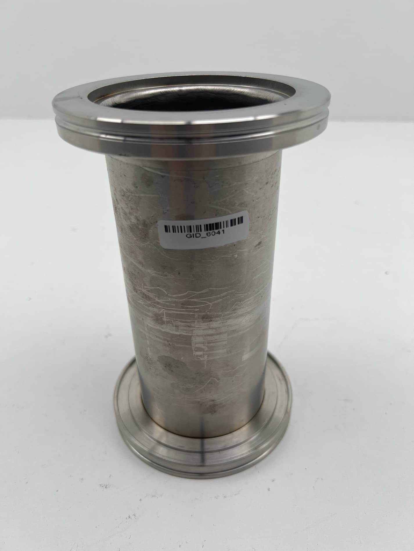 ISO80-K 4.33" OD Full Nipple, Clamp Style 304L SS, 7.25" L