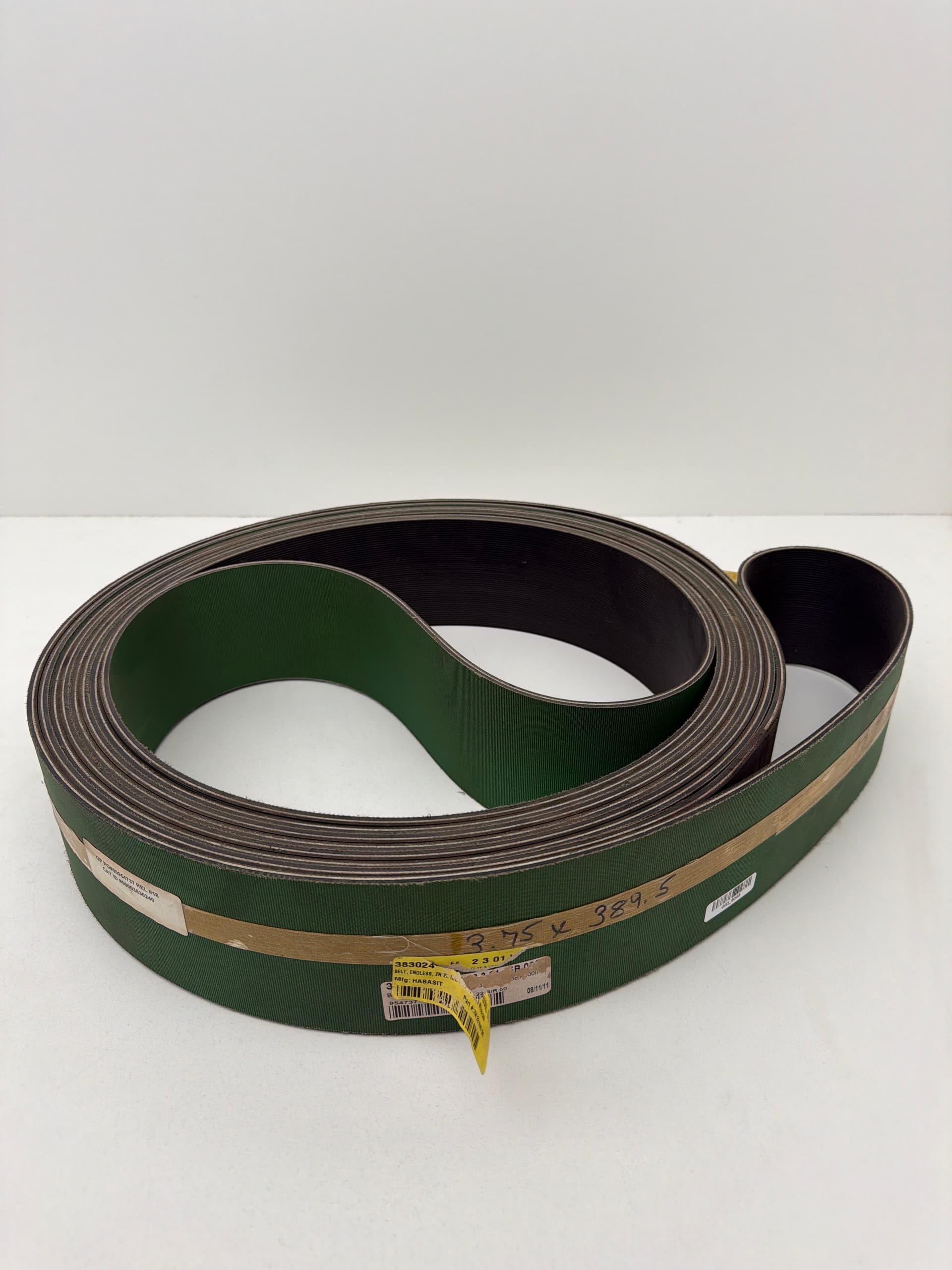 Habasit A-5 3.75" x 389.5" Endless Power Transmission Belt, 383024