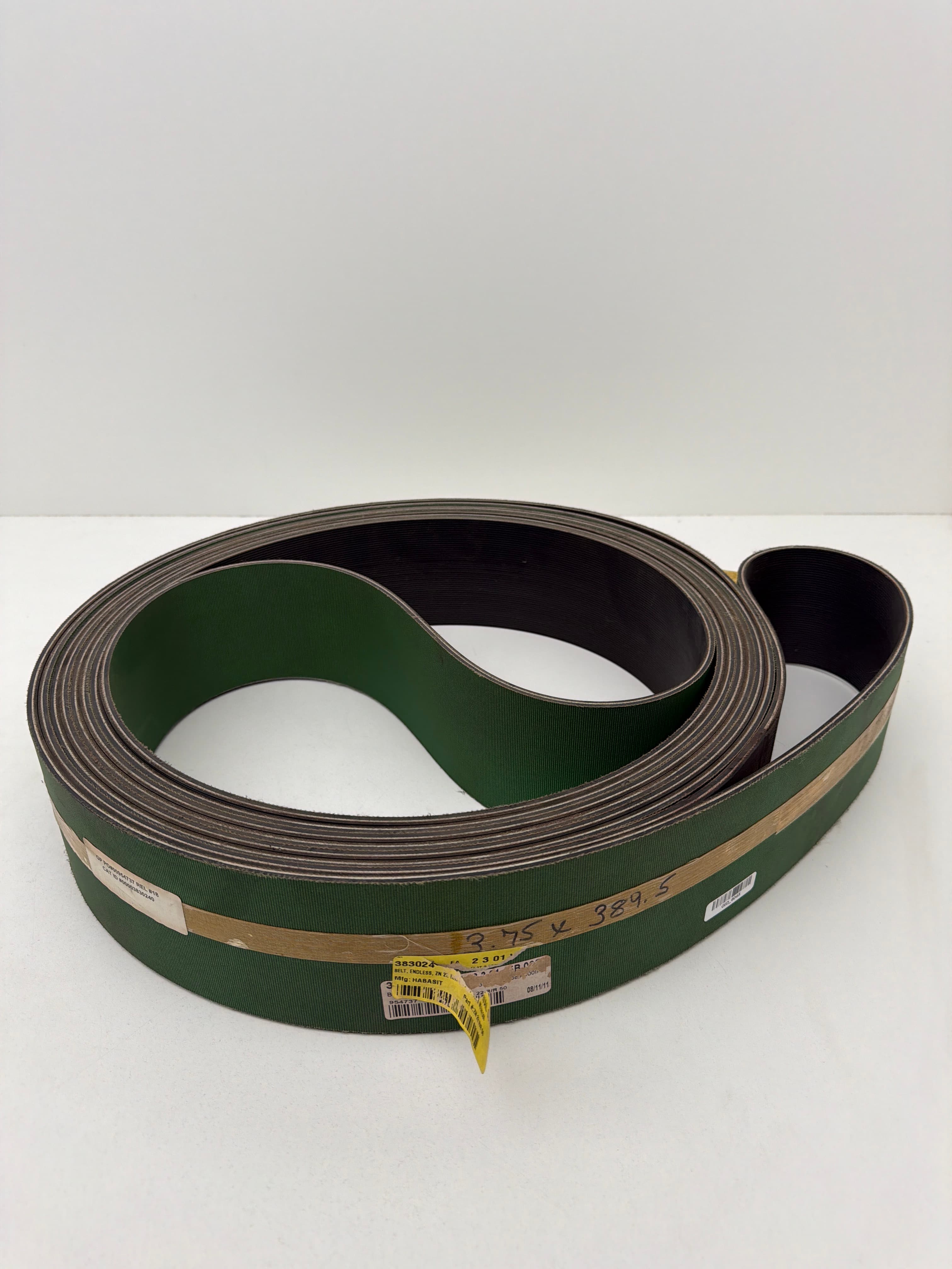 Habasit A-5 3.75" x 389.5" Endless Power Transmission Belt, 383024
