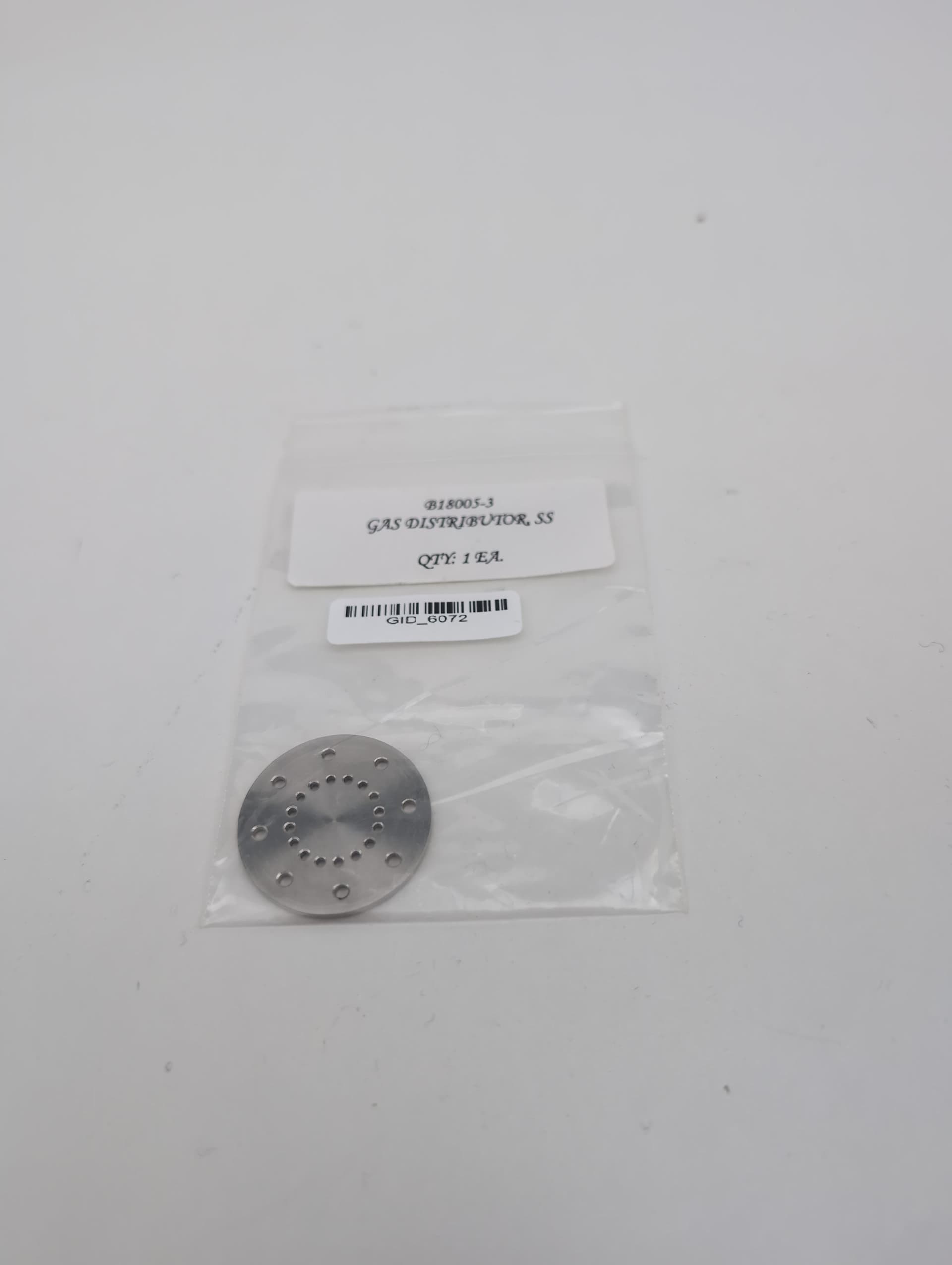 Intlvac 40101-05-A (C29116-3) SS Gas Distributor, Mark I ion source