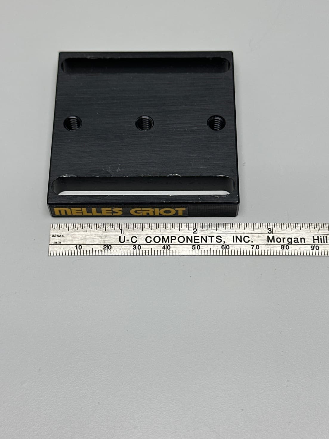 Melles Griot 65mm x 65mm Slotted Base