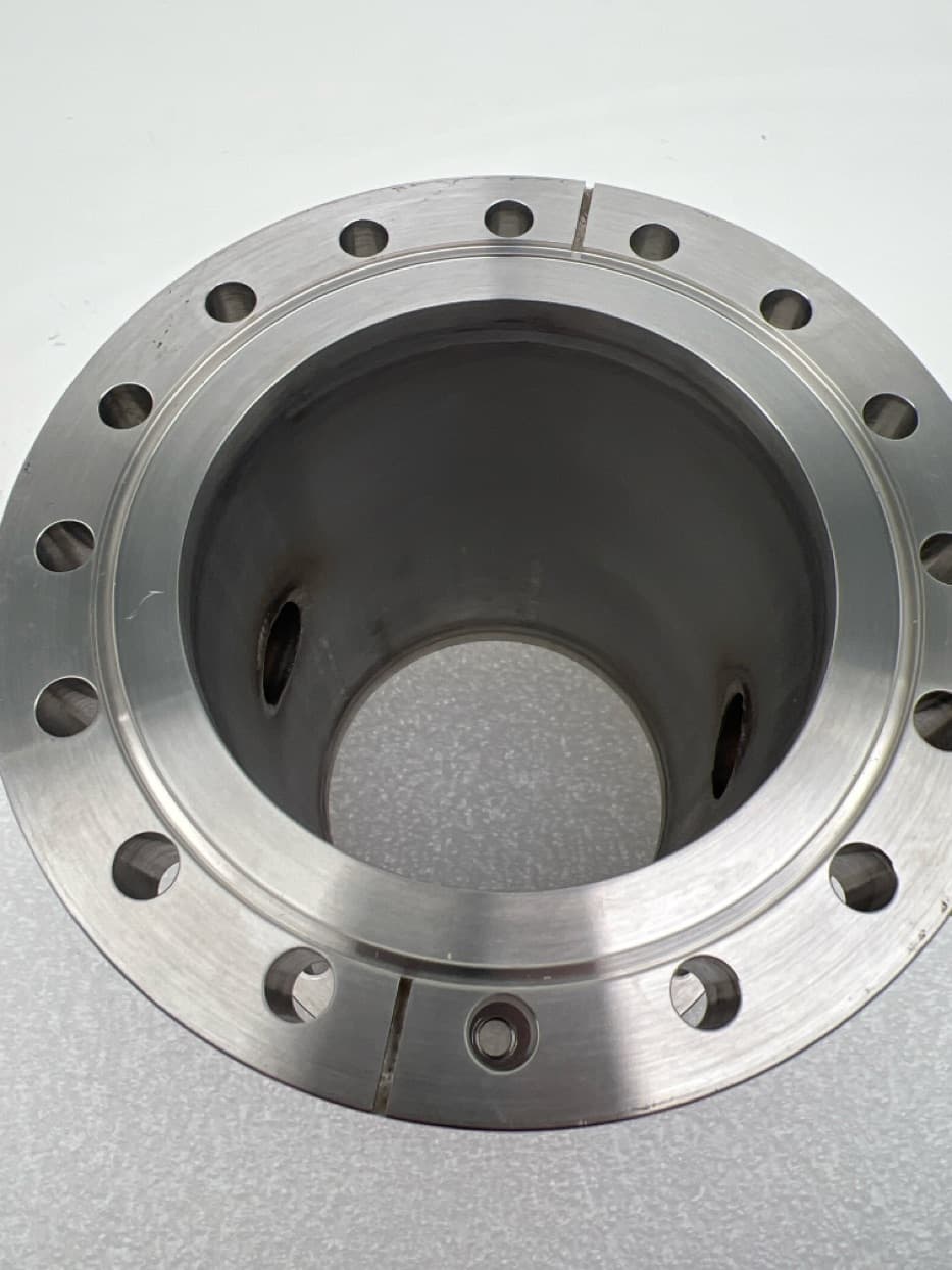 DN100CF 6" Spool with 2-DN 40 CF, 2.75" OD 304 SS, 6" Long
