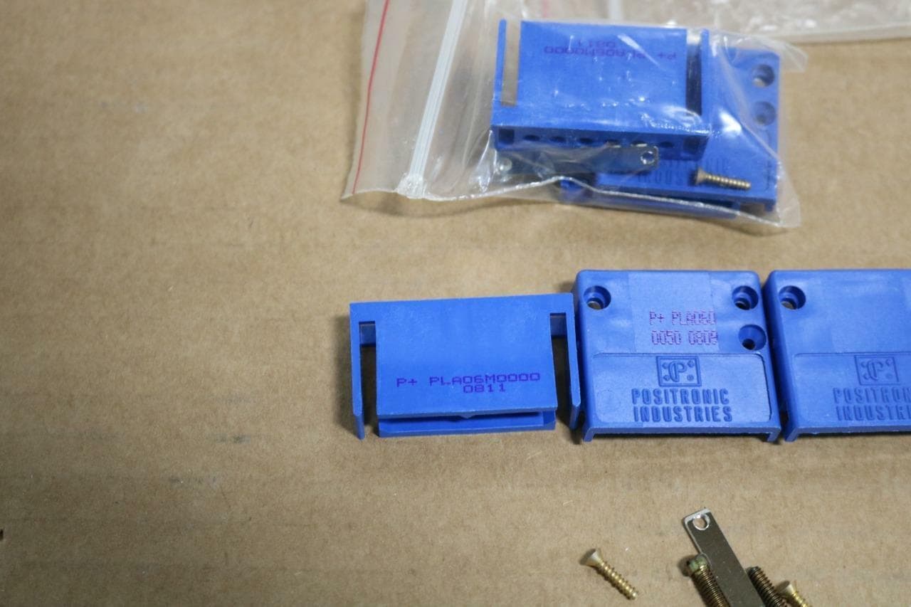 Positronic Industries PLA0600050 and PLA06M0000 Lot of 2 Electrical Connectors