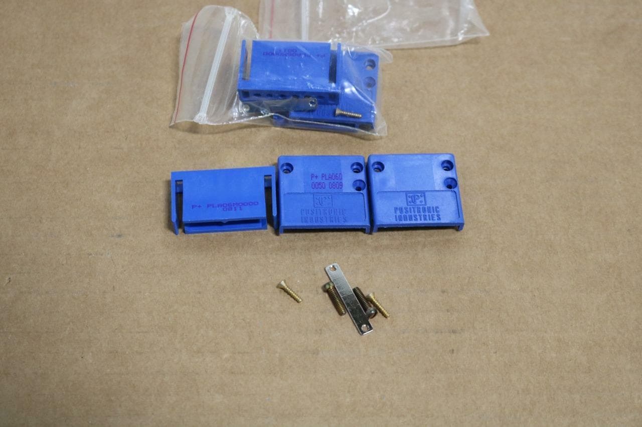 Positronic Industries PLA0600050 and PLA06M0000 Lot of 2 Electrical Connectors