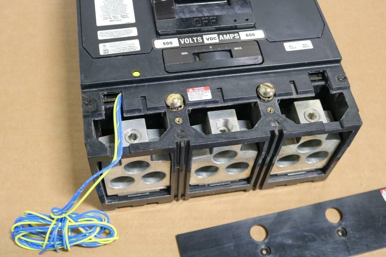 Square D MHL3660033DC 600 Amp 500 Volt DC Circuit Breaker