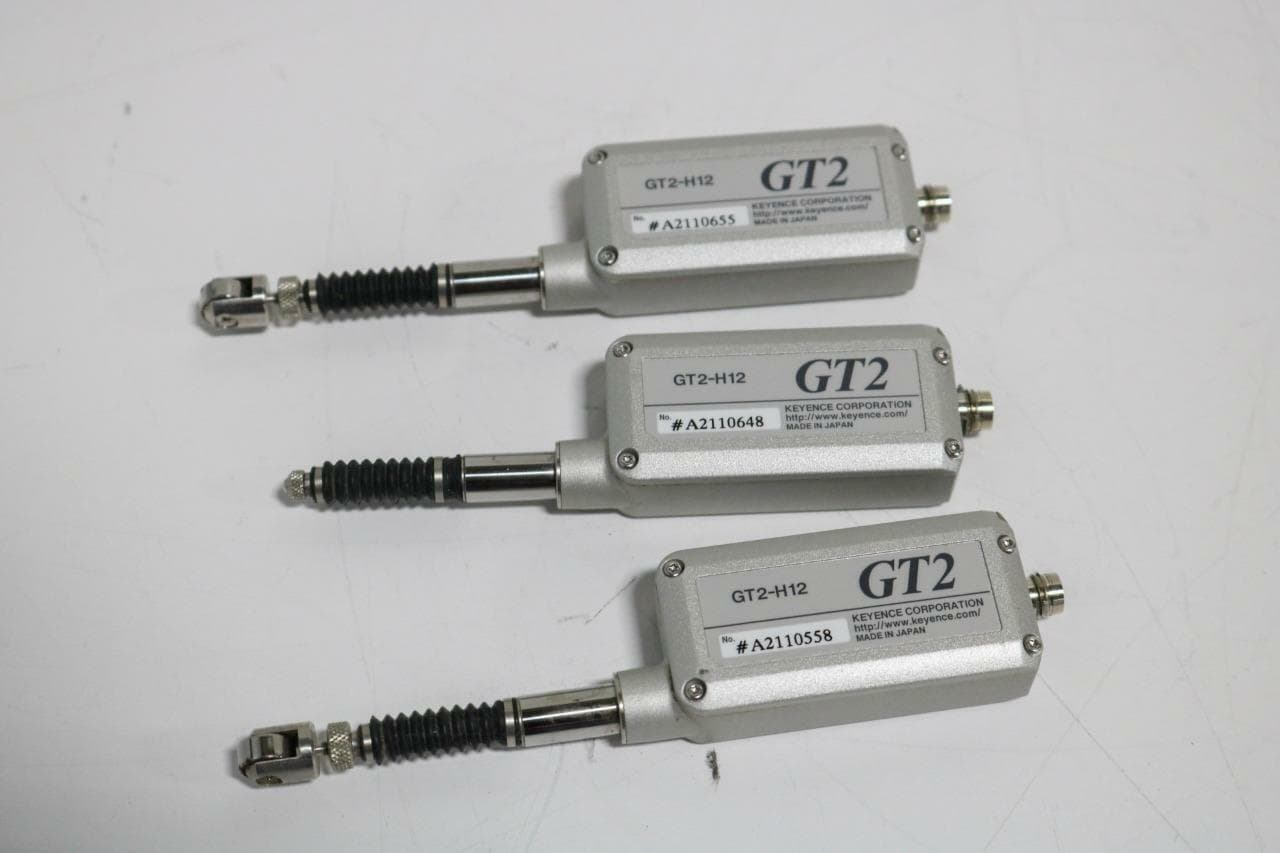 Keyence GT-H12 Lot of 3 High-Accuracy Digital Contact Sensors