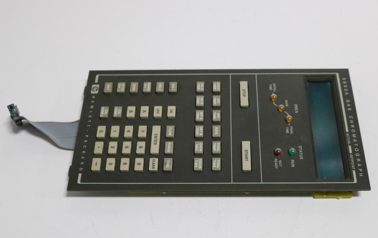 Hewlett Packard 3062A 5890A GC Gas Chromatograph Keyboard Keypad