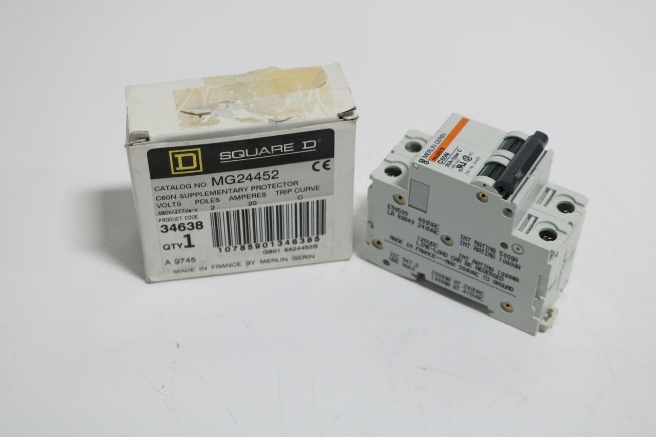 Merlin Gerin multi9 C60N Square D Circuit Breaker Cat No 24452
