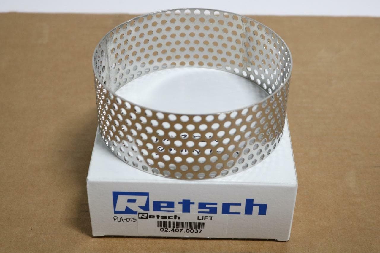 Retsch 02.407.0037 5.0mm Stainless Steel Ring Sieve