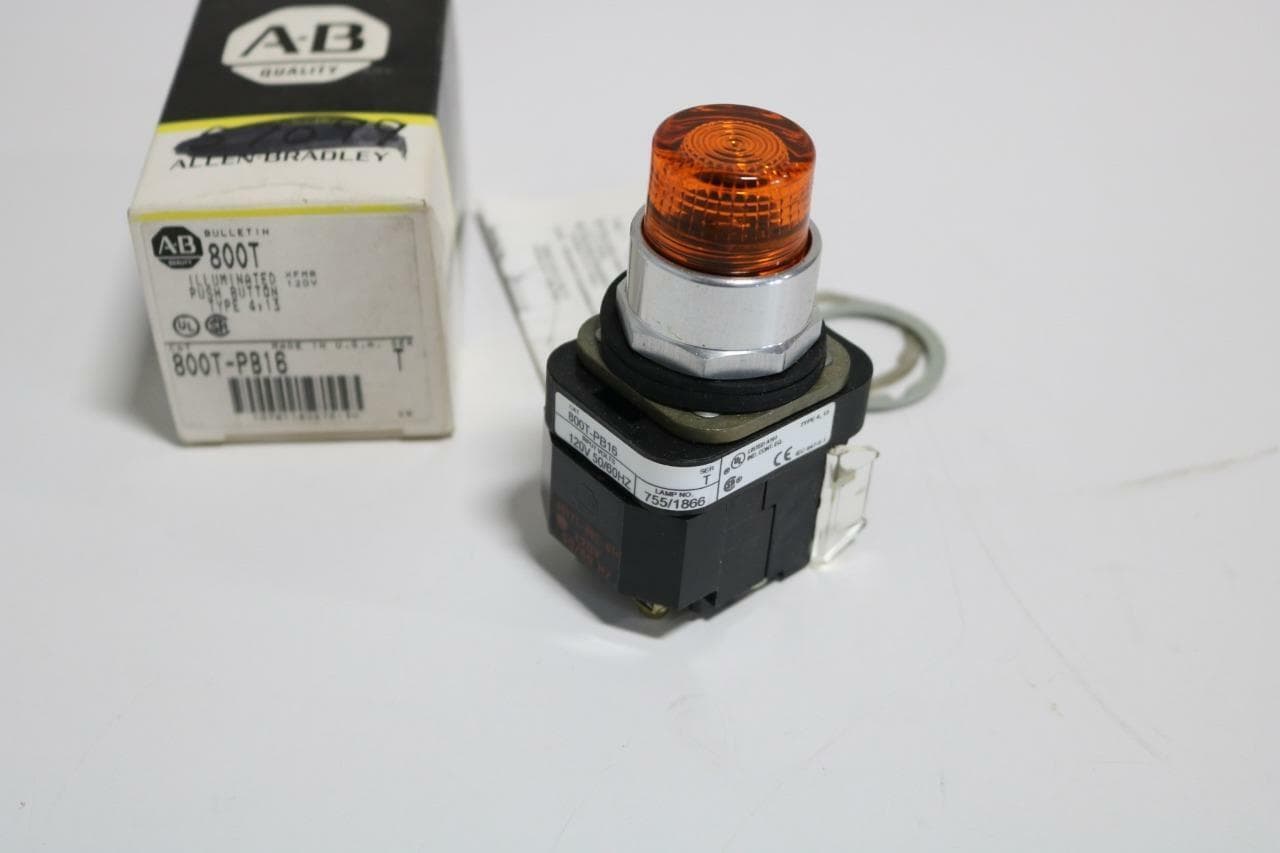 Allen-Bradley 800T-PB16 T Allen Bradley Illuminated Push Button Type 4, 132
