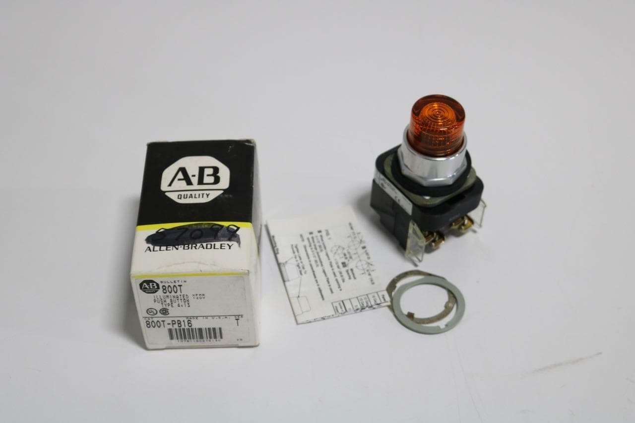Allen-Bradley 800T-PB16 T Allen Bradley Illuminated Push Button Type 4, 132
