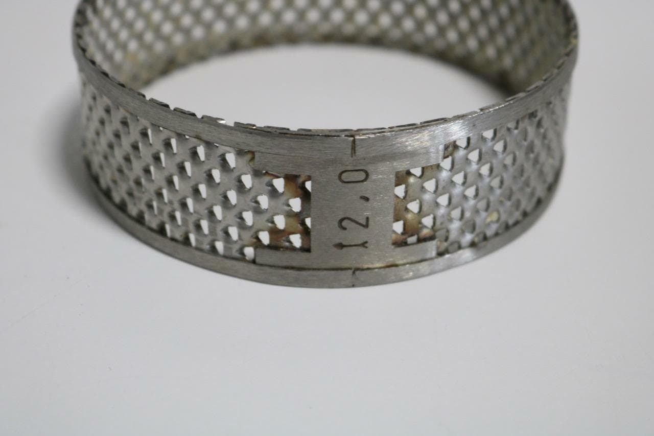 Retsch 2mm Stainless Steel Reinforced Ring Sieve 4" Diameter x 1"