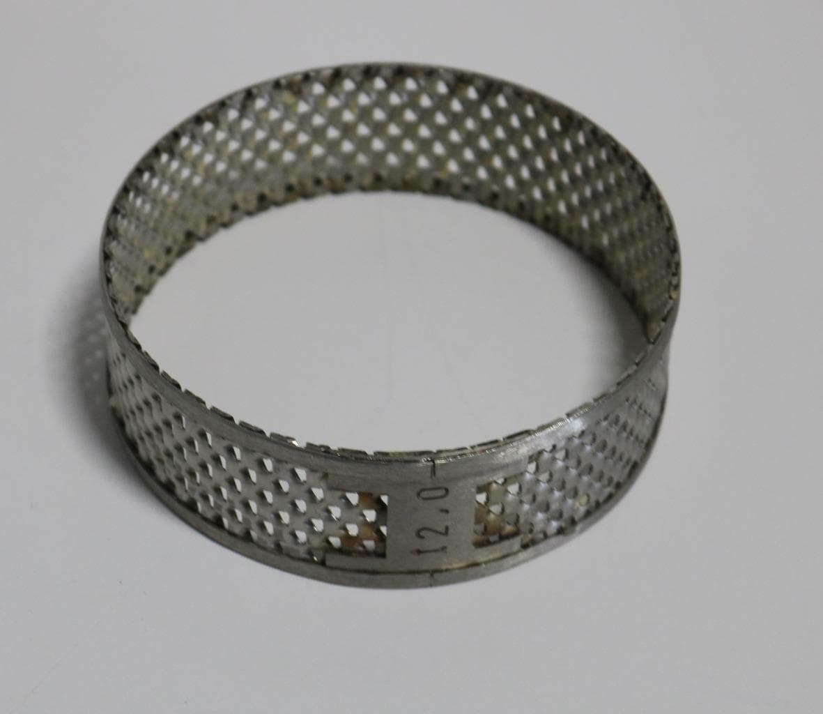 Retsch 2mm Stainless Steel Reinforced Ring Sieve 4" Diameter x 1"