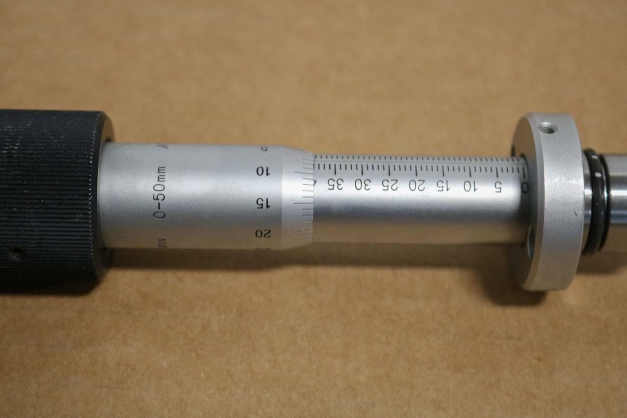 Mitutoyo N/A Micrometer Head 0-50mm Travel 0.01mm Resolution