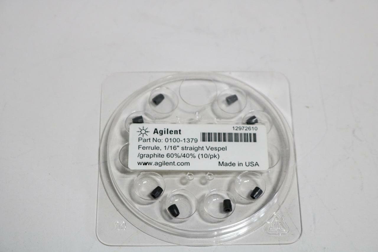 Agilent 0100-1379 1/16" Straight Vespel/Graphite Ferrule