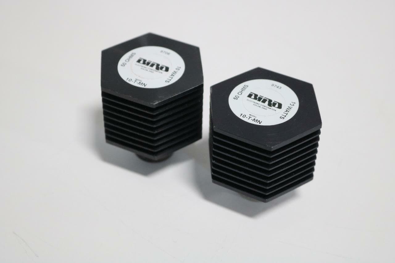 Bird 10-T-MN Lot of 2 Termination Load 10 Watts 50 Ohms